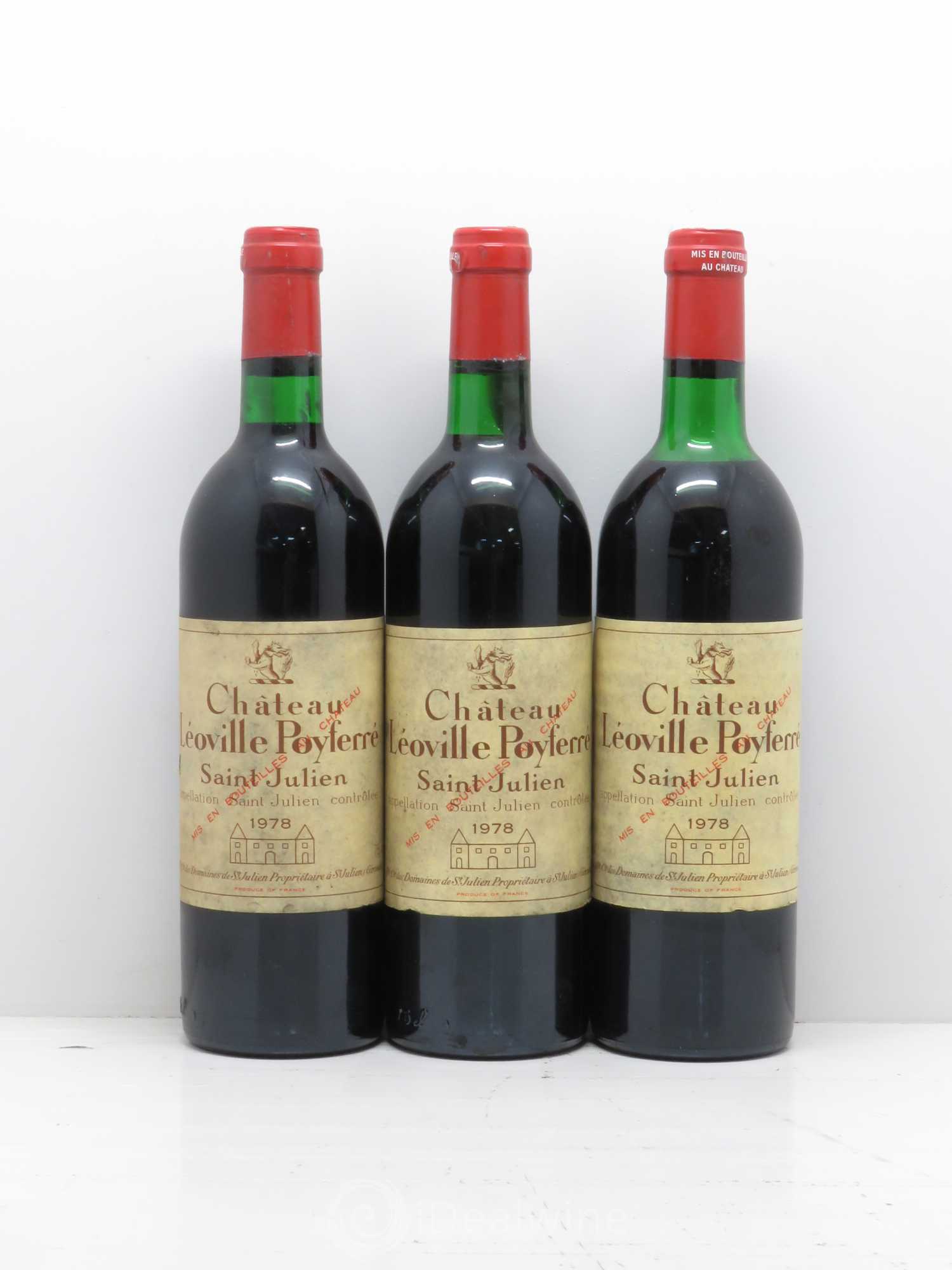 Château Léoville Poyferré 2ème Grand Cru Classé 1978 - Lot de 6 bouteilles - 2