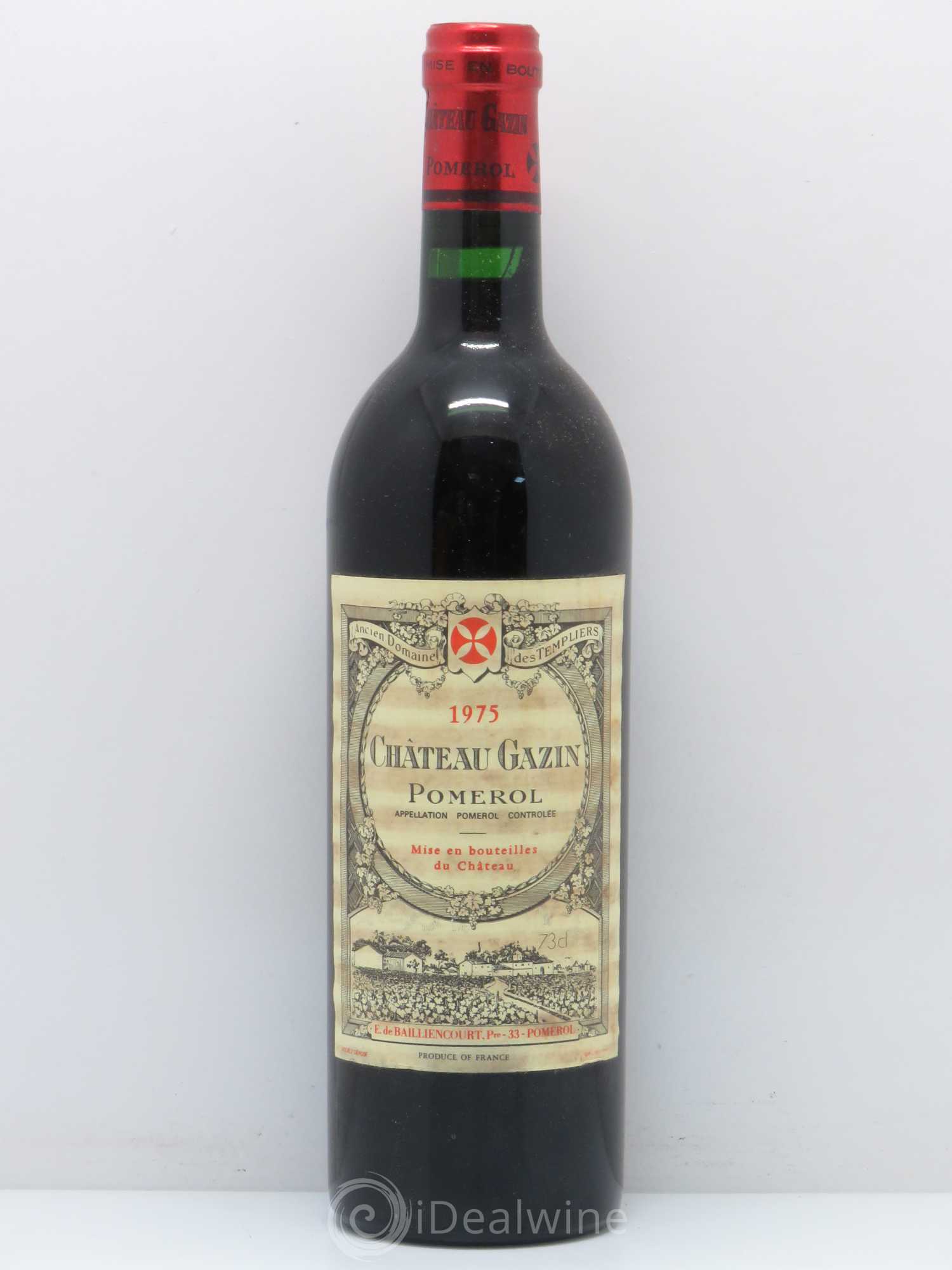 Château Gazin 1975 - Lot de 1 bouteille - 0