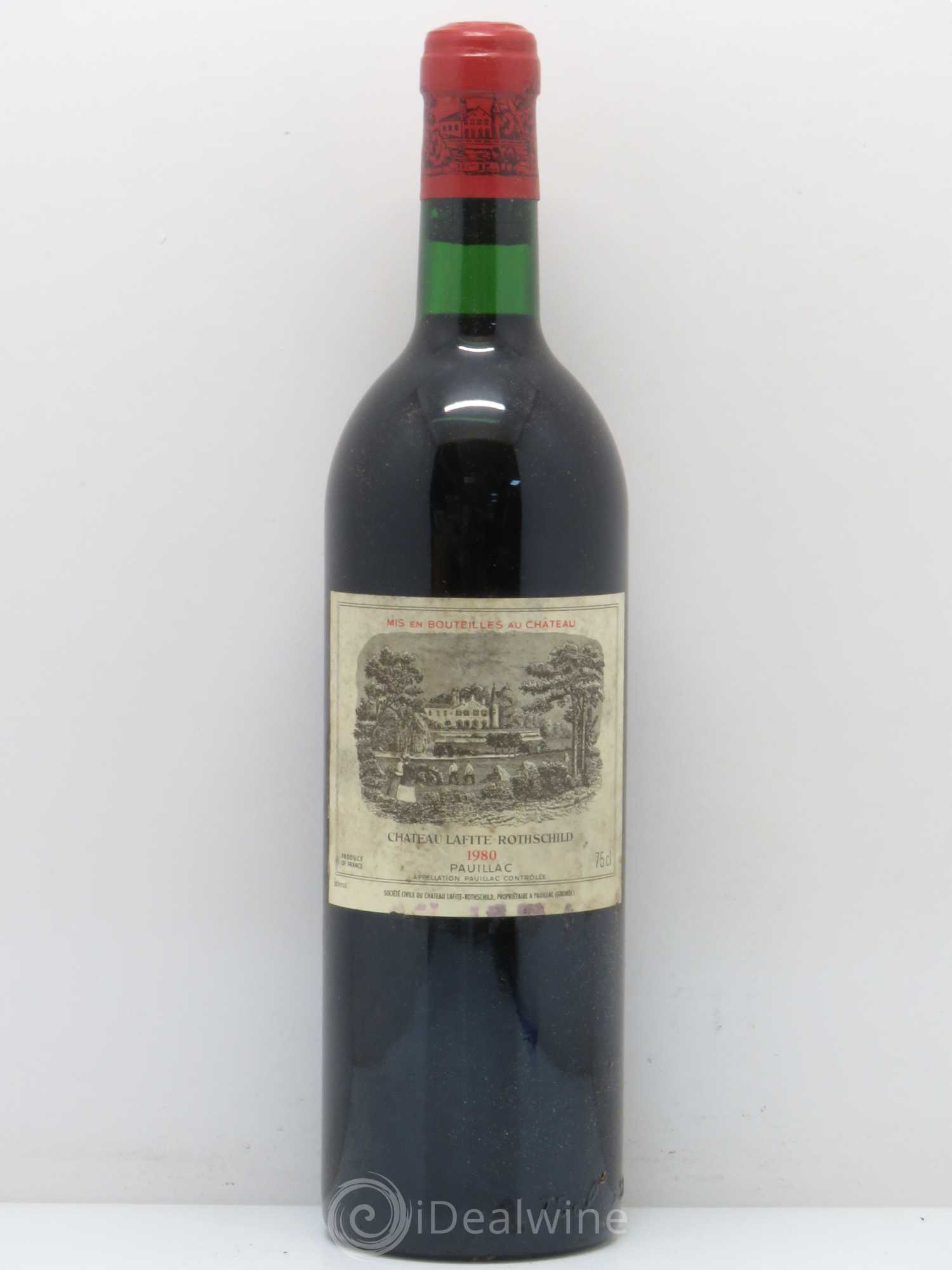 Château Lafite Rothschild 1er Grand Cru Classé 1980 - Lot de 1 bouteille - 0