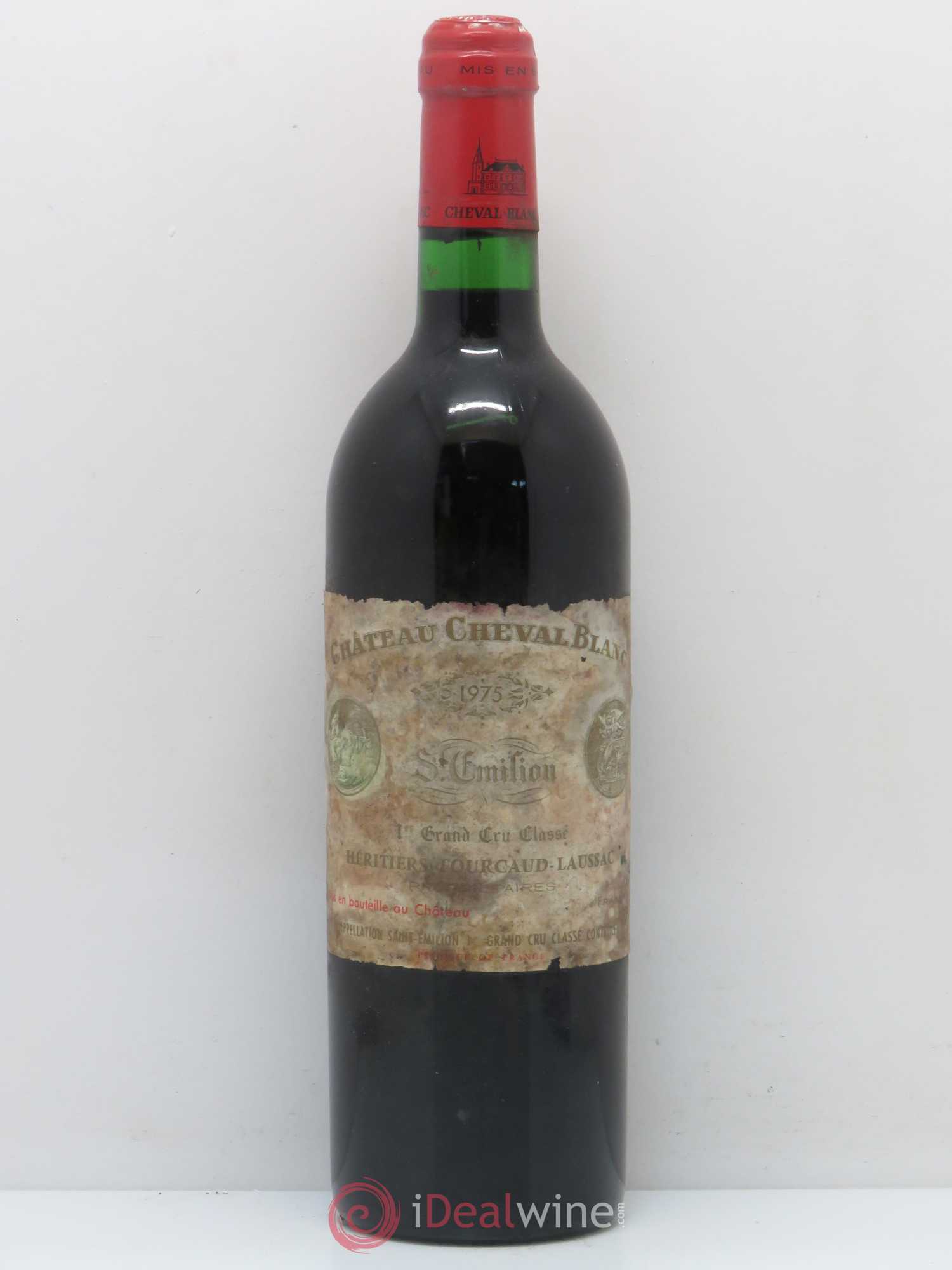 Château Cheval Blanc 1er Grand Cru Classé A 1975 - Lot de 1 bouteille - 0