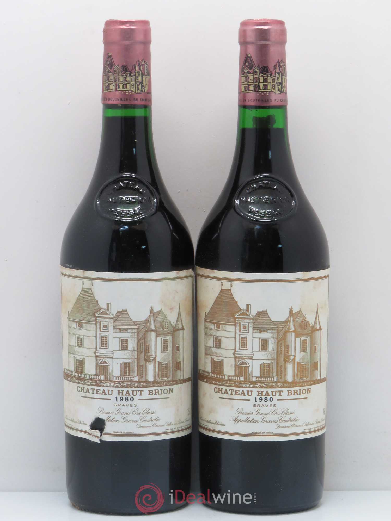 Château Haut Brion 1er Grand Cru Classé 1980 - Lotto di 4 bottiglie - 2