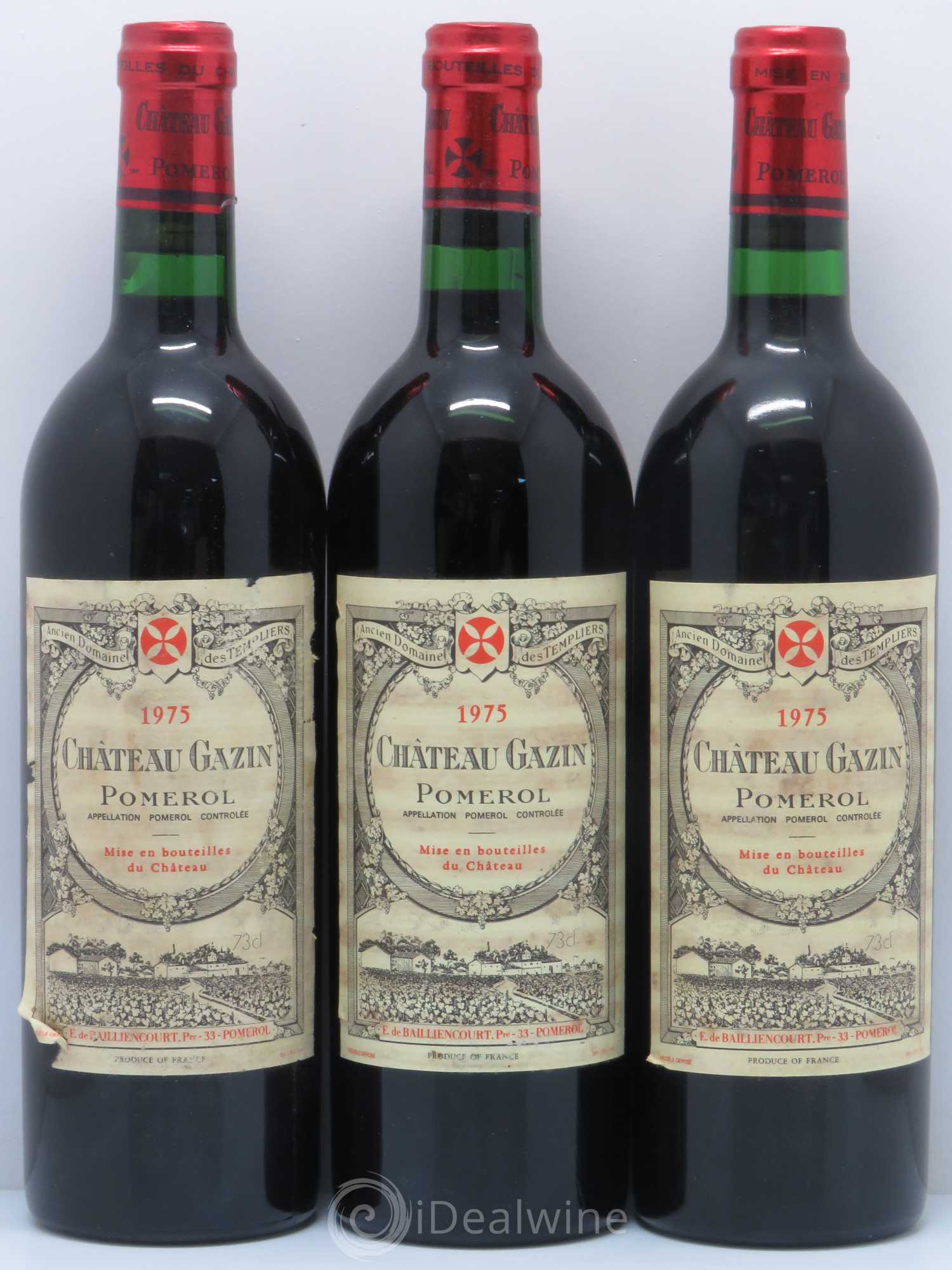 Château Gazin 1975 - Lot de 6 bouteilles - 2