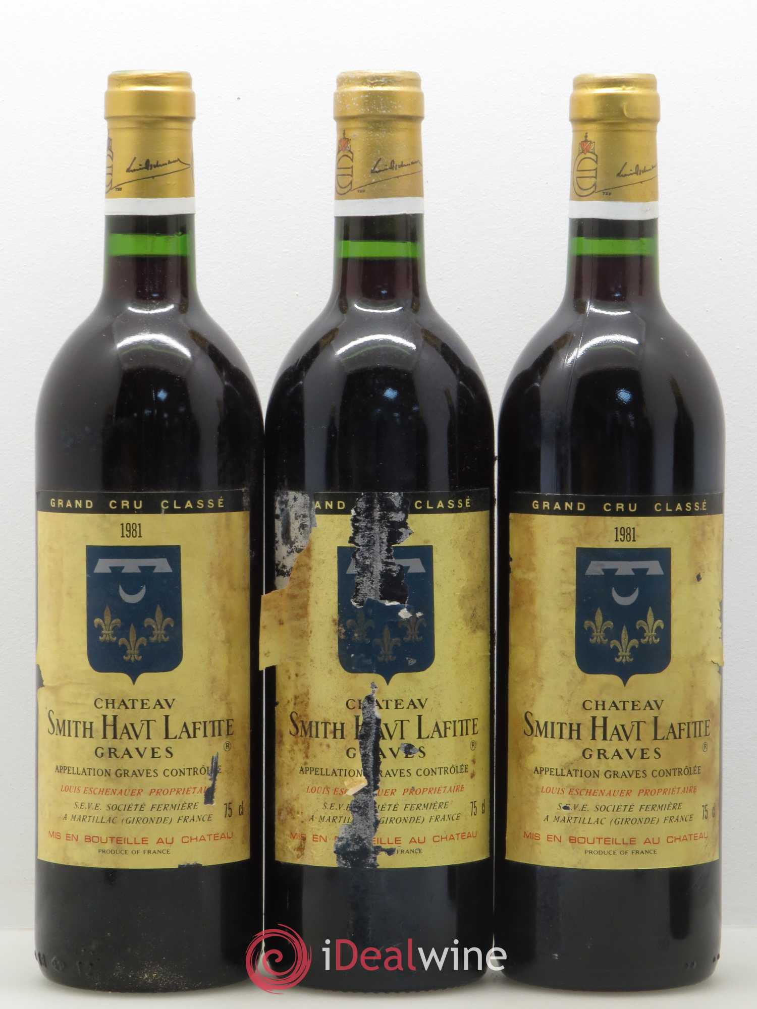 Château Smith Haut Lafitte Cru Classé de Graves 1981 - Lot de 6 bouteilles - 2