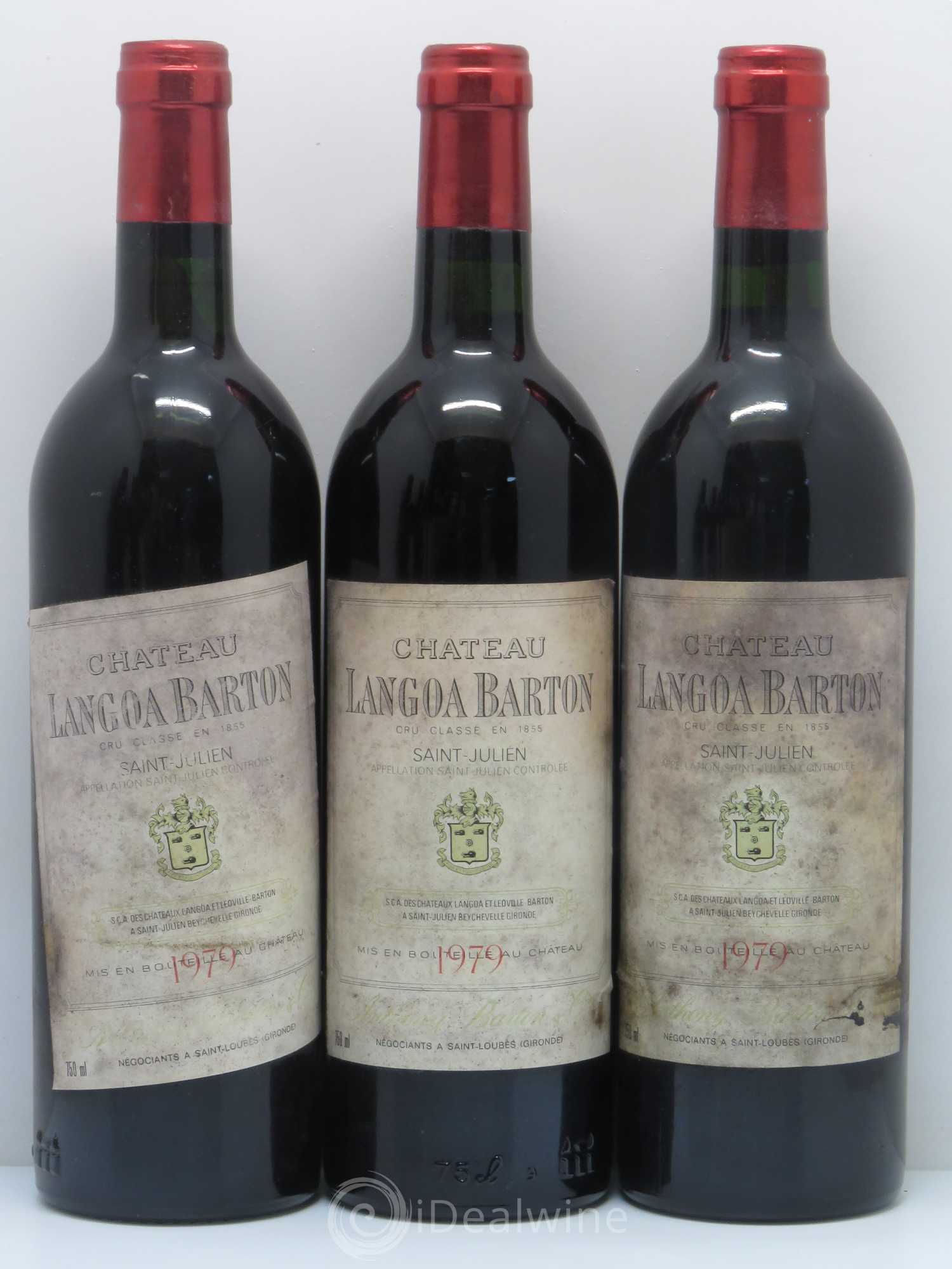 Château Langoa Barton 3ème Grand Cru Classé 1979 - Lot de 6 bouteilles - 1