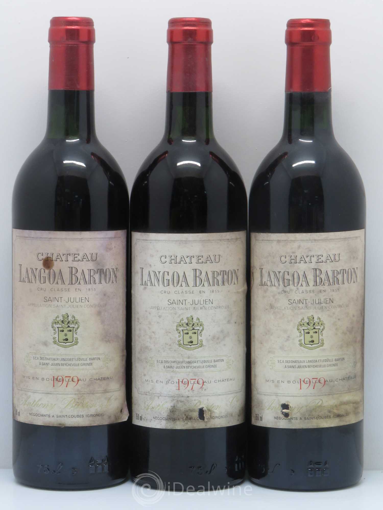 Château Langoa Barton 3ème Grand Cru Classé 1979 - Lot de 6 bouteilles - 2
