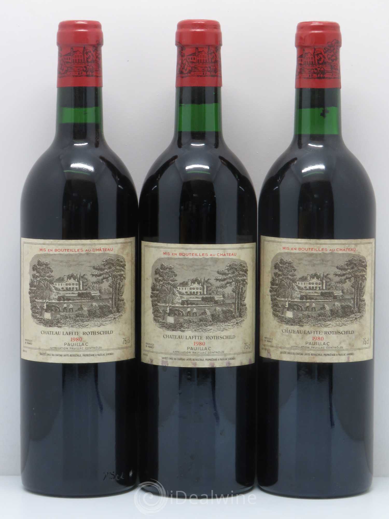 Château Lafite Rothschild 1er Grand Cru Classé 1980 - Lot de 6 bouteilles - 2