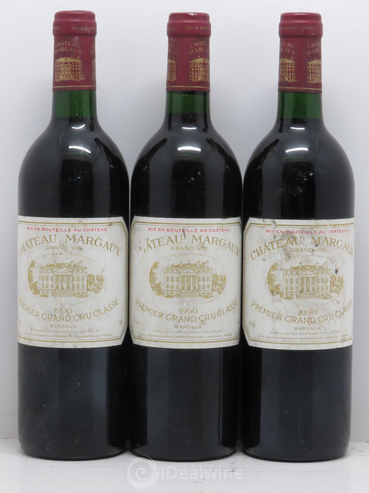 Château Margaux 1er Grand Cru Classé 1990 - Lot de 6 bouteilles - 1
