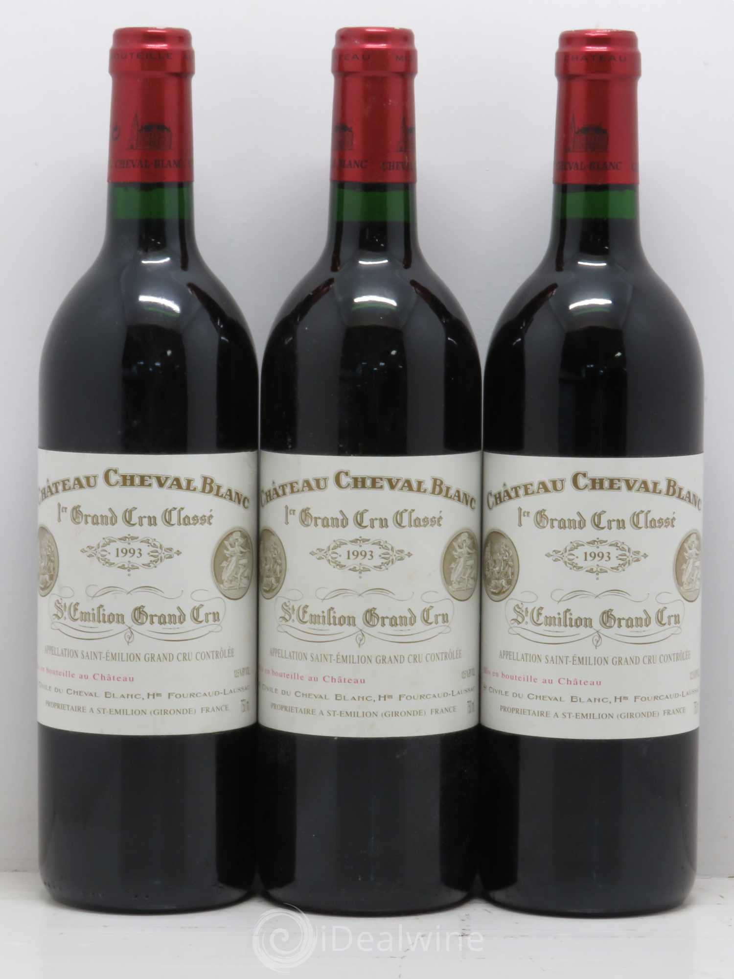 Château Cheval Blanc 1er Grand Cru Classé A 1993 - Lot de 6 bouteilles - 1