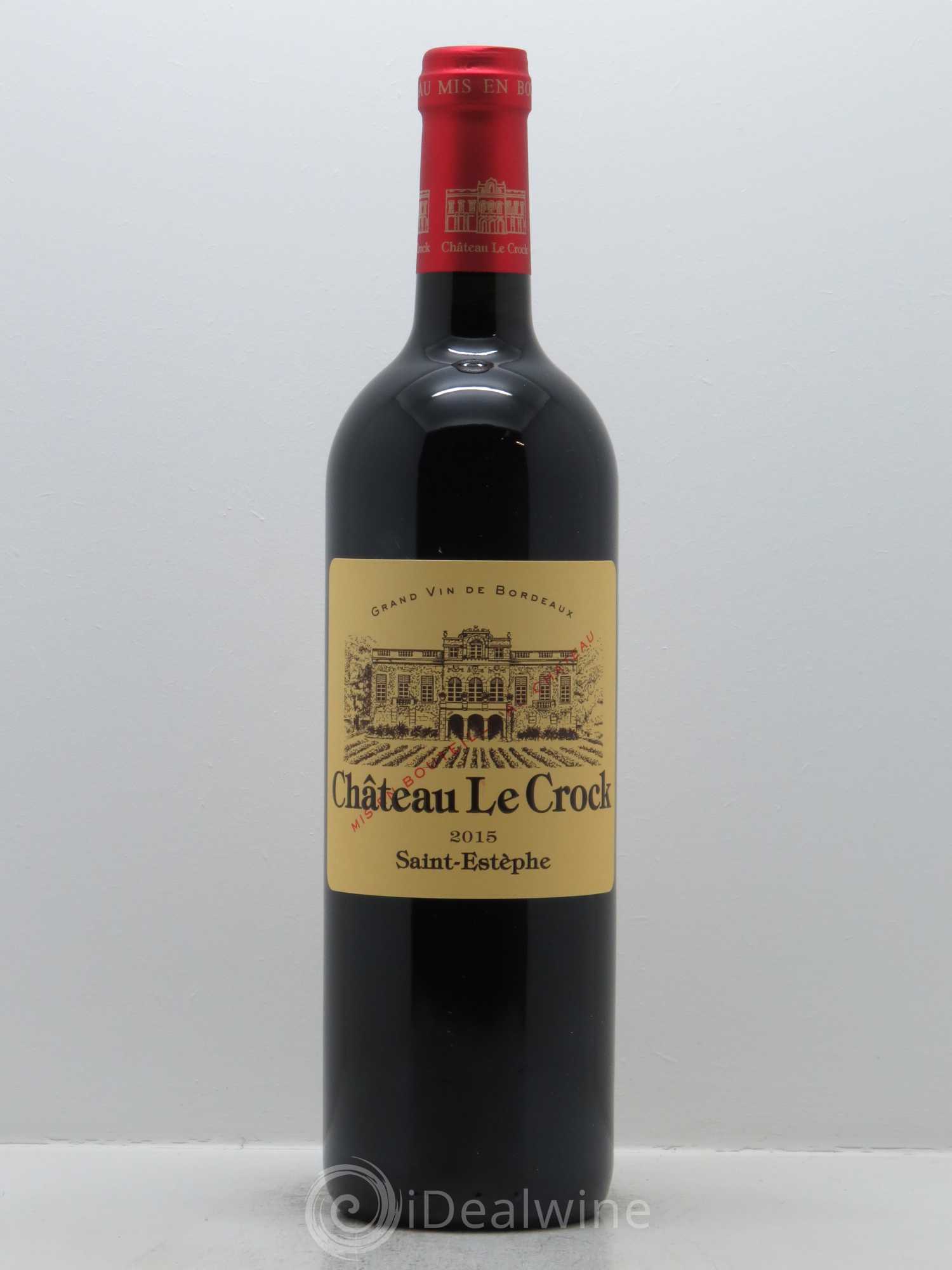 Château le Crock Cru Bourgeois 2015 - Lot de 1 bouteille - 0