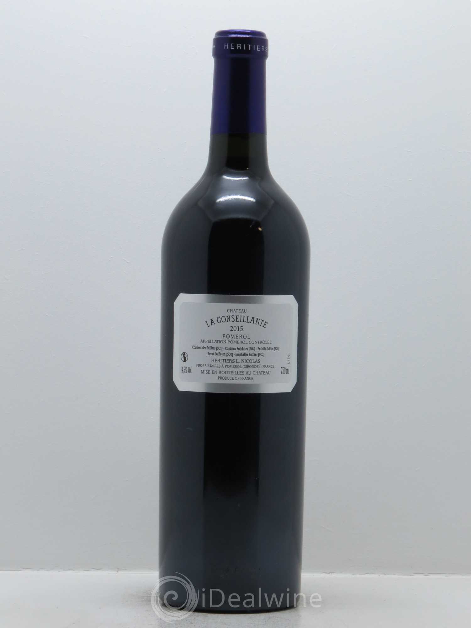 Château la Conseillante (OWC if 6 bts) 2015 - Lot of 1 bottle - 1