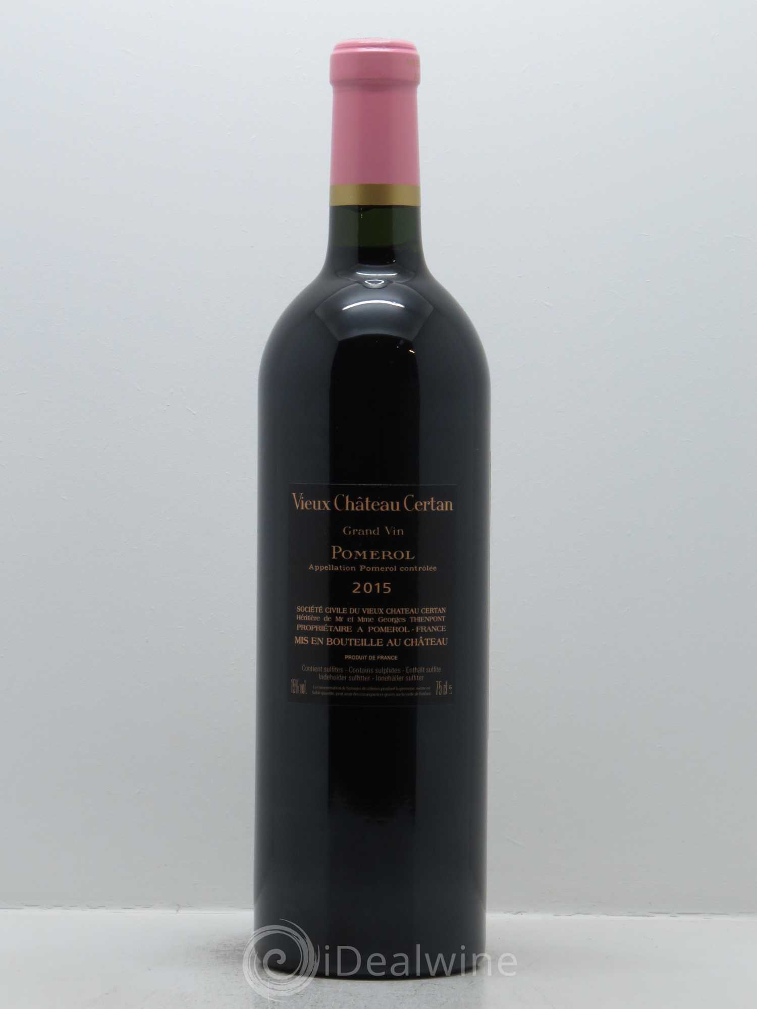 Vieux Château Certan (CBO à partir de 12 bts) 2015 - Lot de 1 bouteille - 1