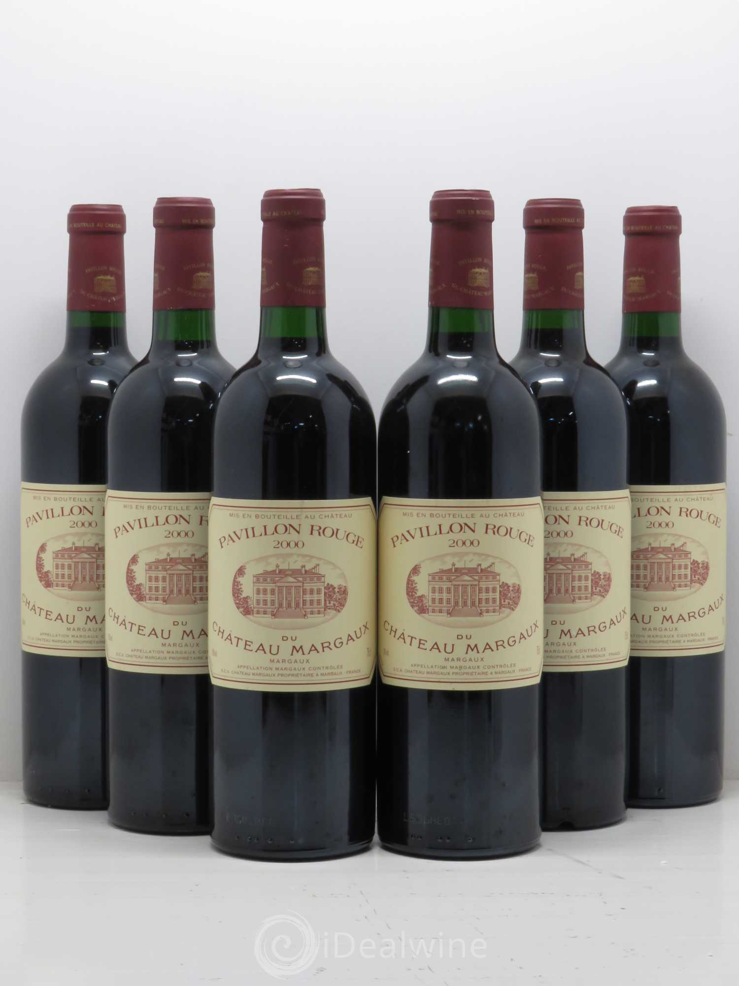 Pavillon Rouge du Château Margaux Second Vin 2000 - Lot de 6 bouteilles - 0