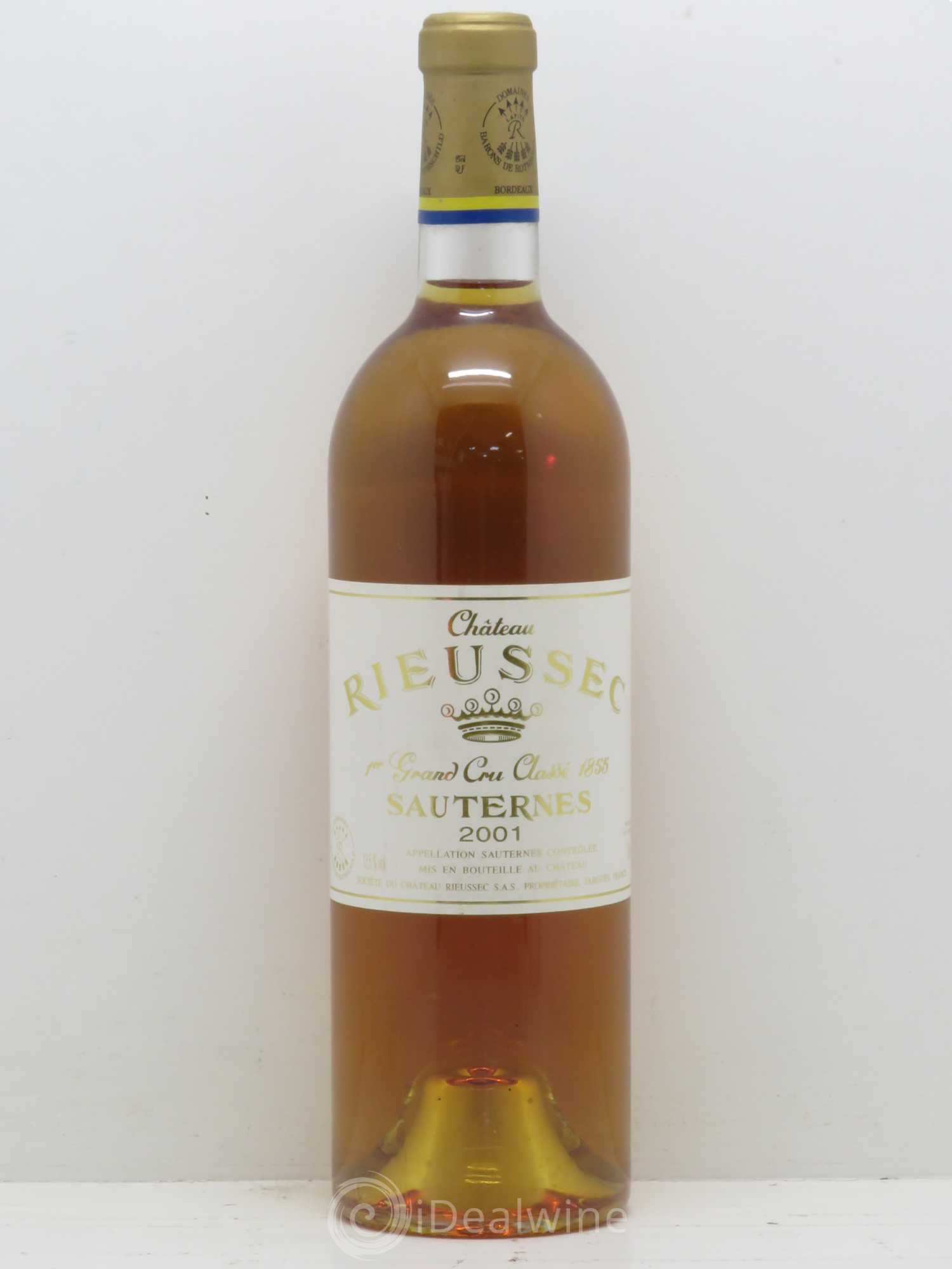 Château Rieussec 1er Grand Cru Classé 2001 - Posten von 1 Flasche - 0