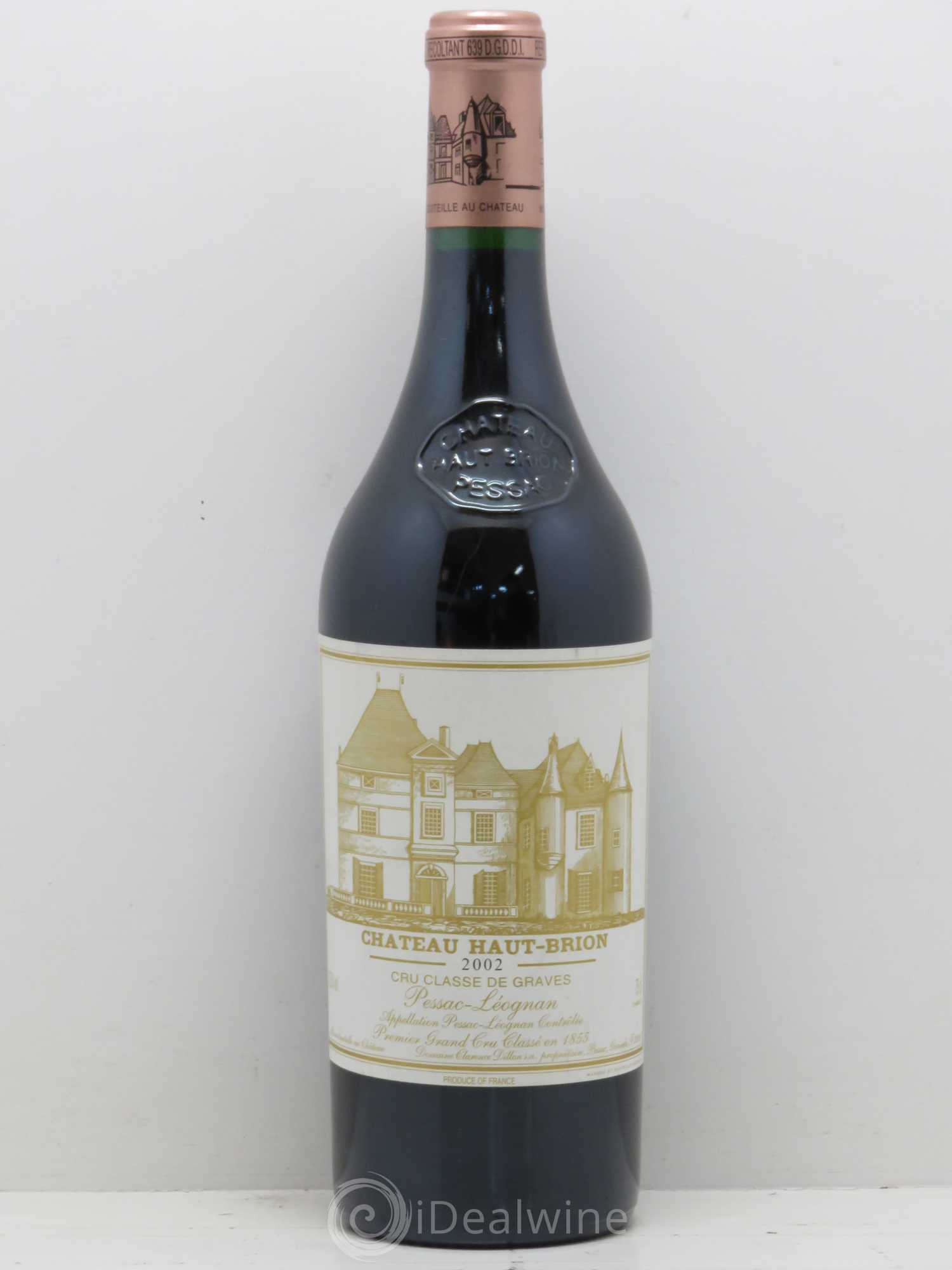 Château Haut Brion 1er Grand Cru Classé 2002 - Lot de 1 bouteille - 0
