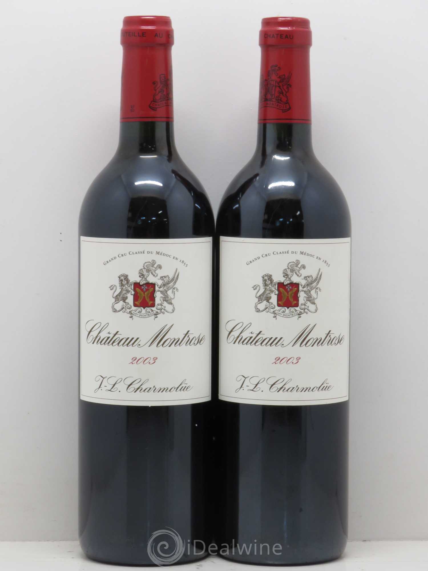 Château Montrose 2ème Grand Cru Classé 2003 - Lot de 2 bouteilles - 0