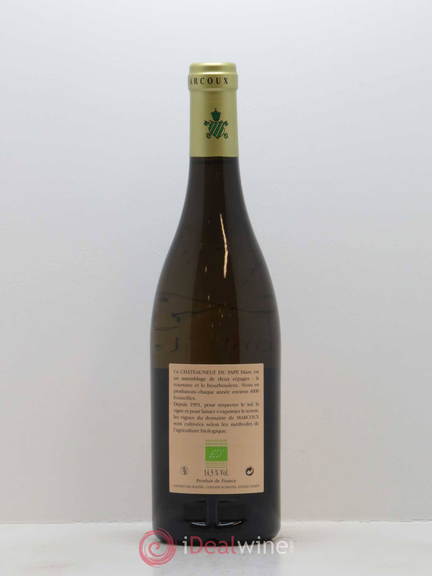 Châteauneuf-du-Pape Marcoux (Domaine de) 2017 - Lot de 1 bouteille - 1