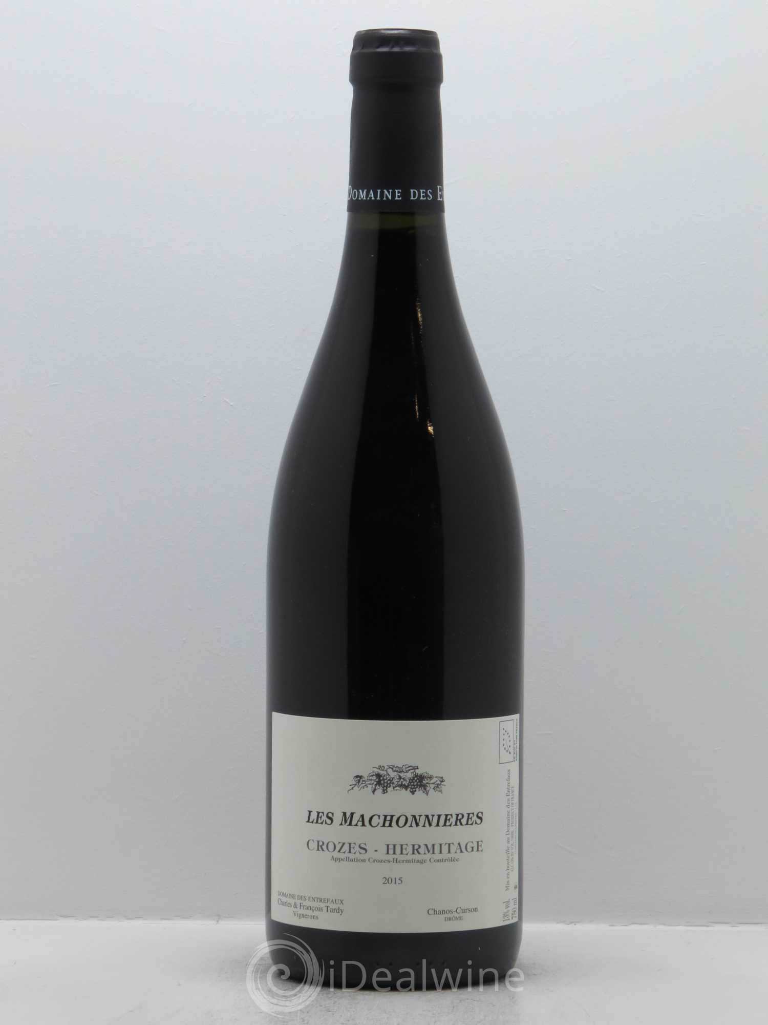 Crozes-Hermitage Les Machonnières Domaine des Entrefaux 2015 - Lot de 1 bouteille - 0