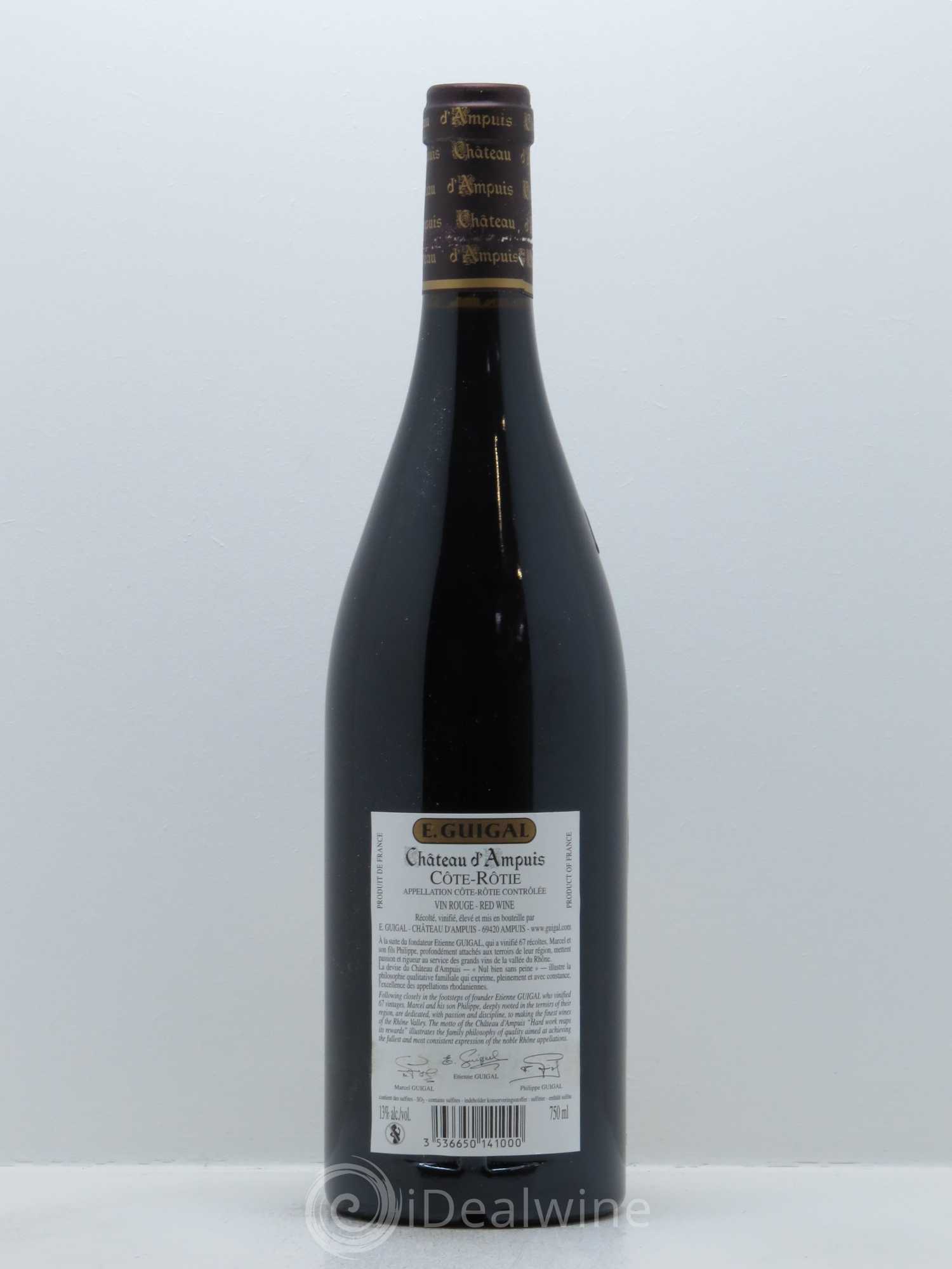 Côte-Rôtie Château d'Ampuis Guigal 2005 - Lot de 1 bouteille - 1