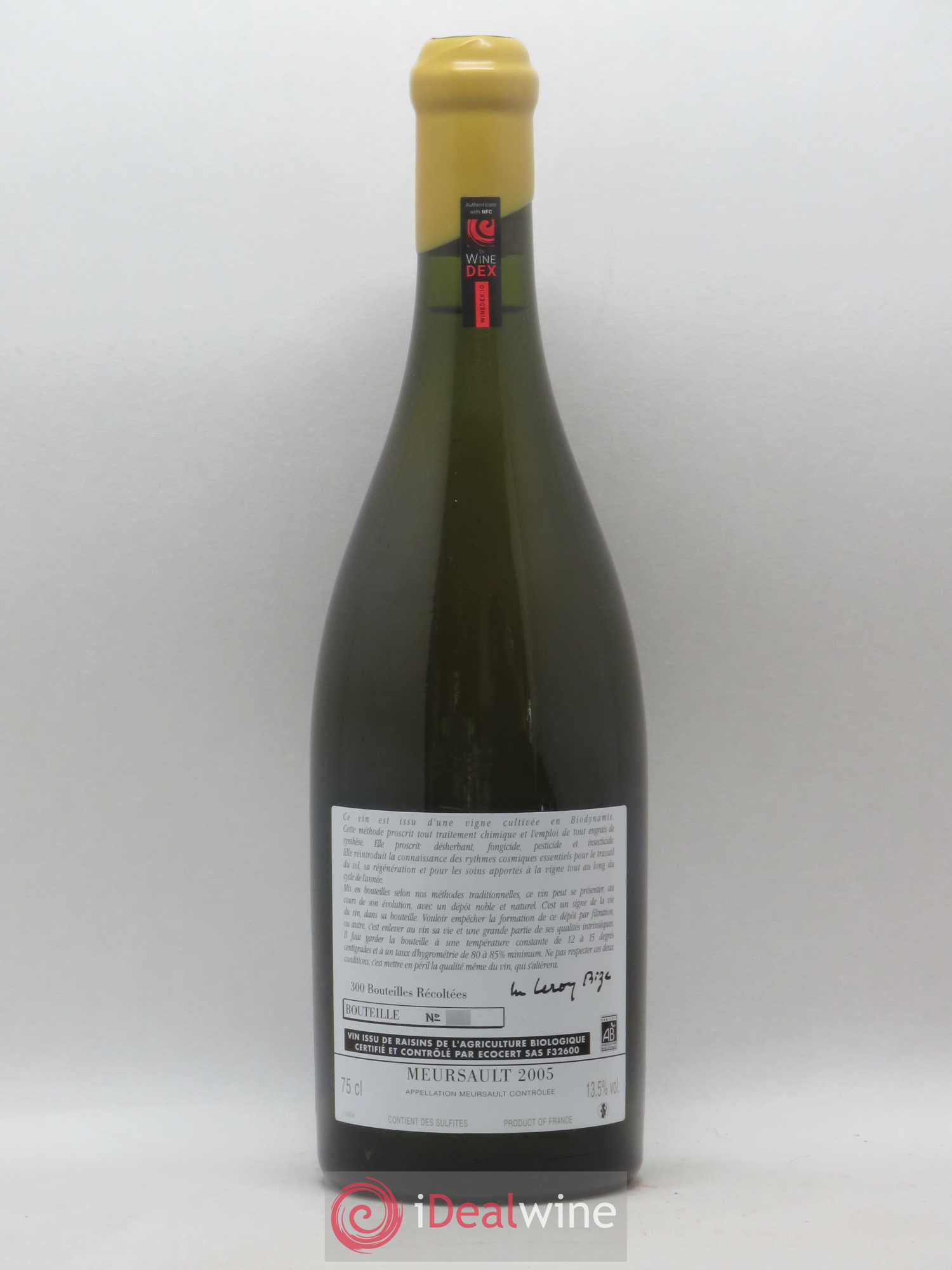 Meursault Domaine d'Auvenay 2005 - Posten von 1 Flasche - 1