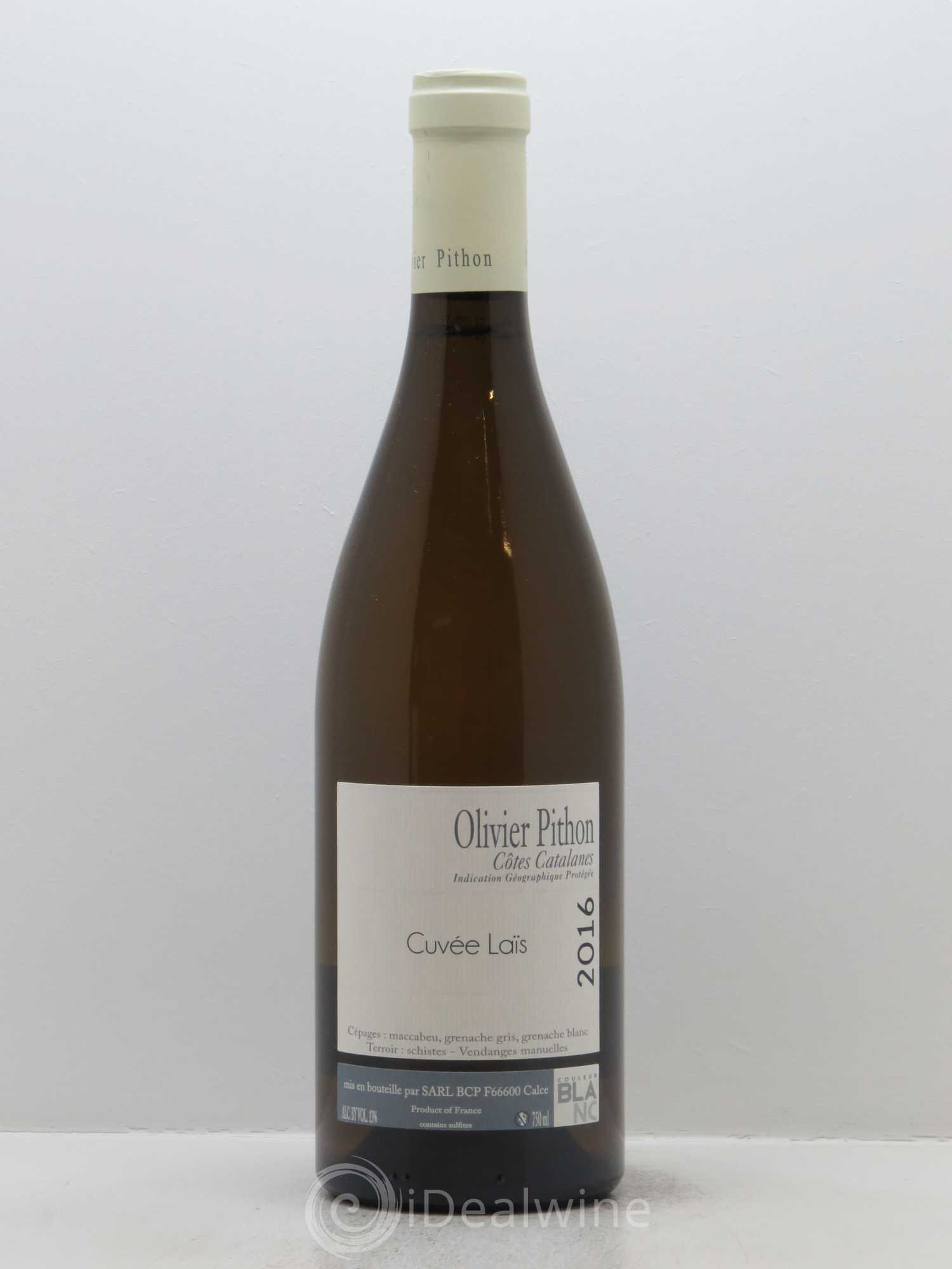 Côtes du Roussillon Olivier Pithon Laïs 2016 - Lot de 1 bouteille - 0