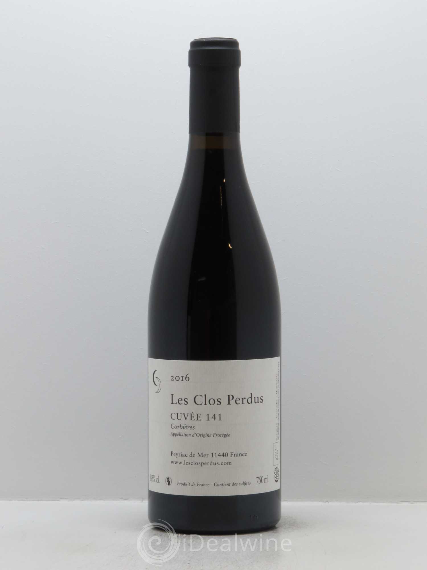 Corbières Les Clos Perdus Cuvée 141 2016 - Lot de 1 bouteille - 0