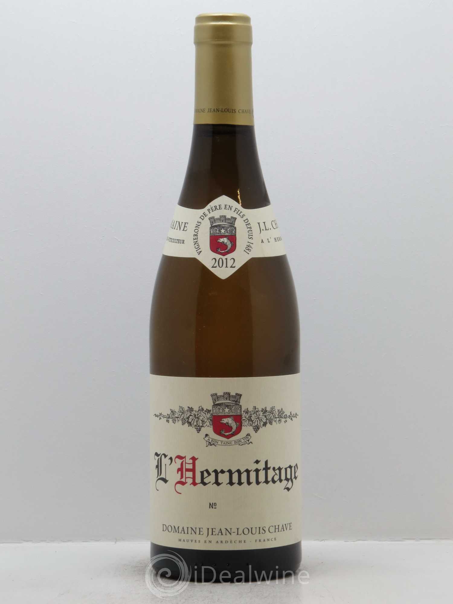 Hermitage Jean-Louis Chave 2012 - Lot de 1 bouteille - 0
