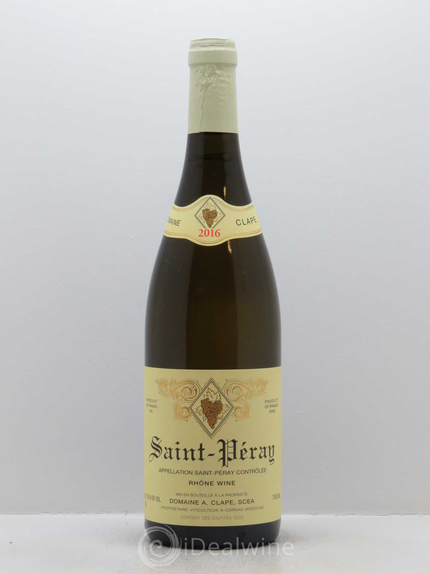 Saint-Péray Auguste Clape 2016 - Lot de 1 bouteille - 0