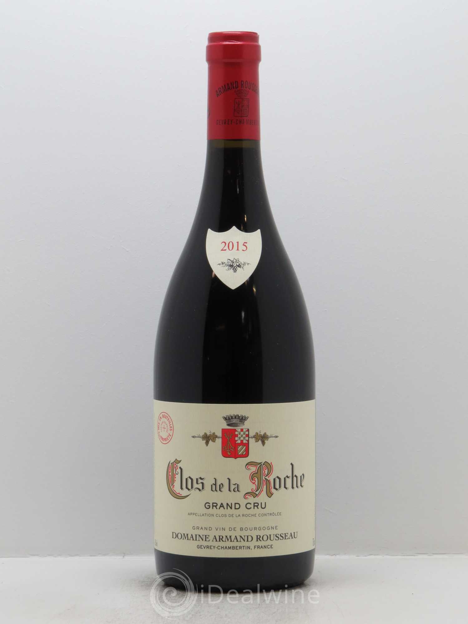 Clos de la Roche Grand Cru Armand Rousseau (Domaine) 2015 - Lot de 1 bouteille - 0