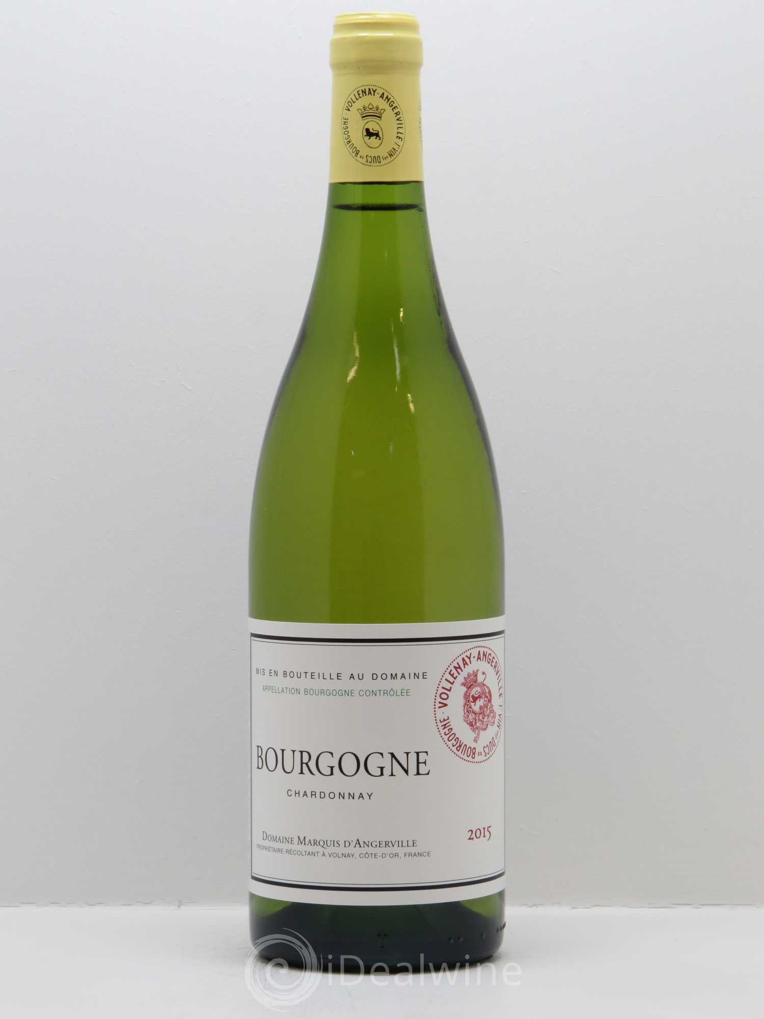 Bourgogne Chardonnay Marquis d'Angerville (Domaine) 2015 - Lot de 1 bouteille - 0