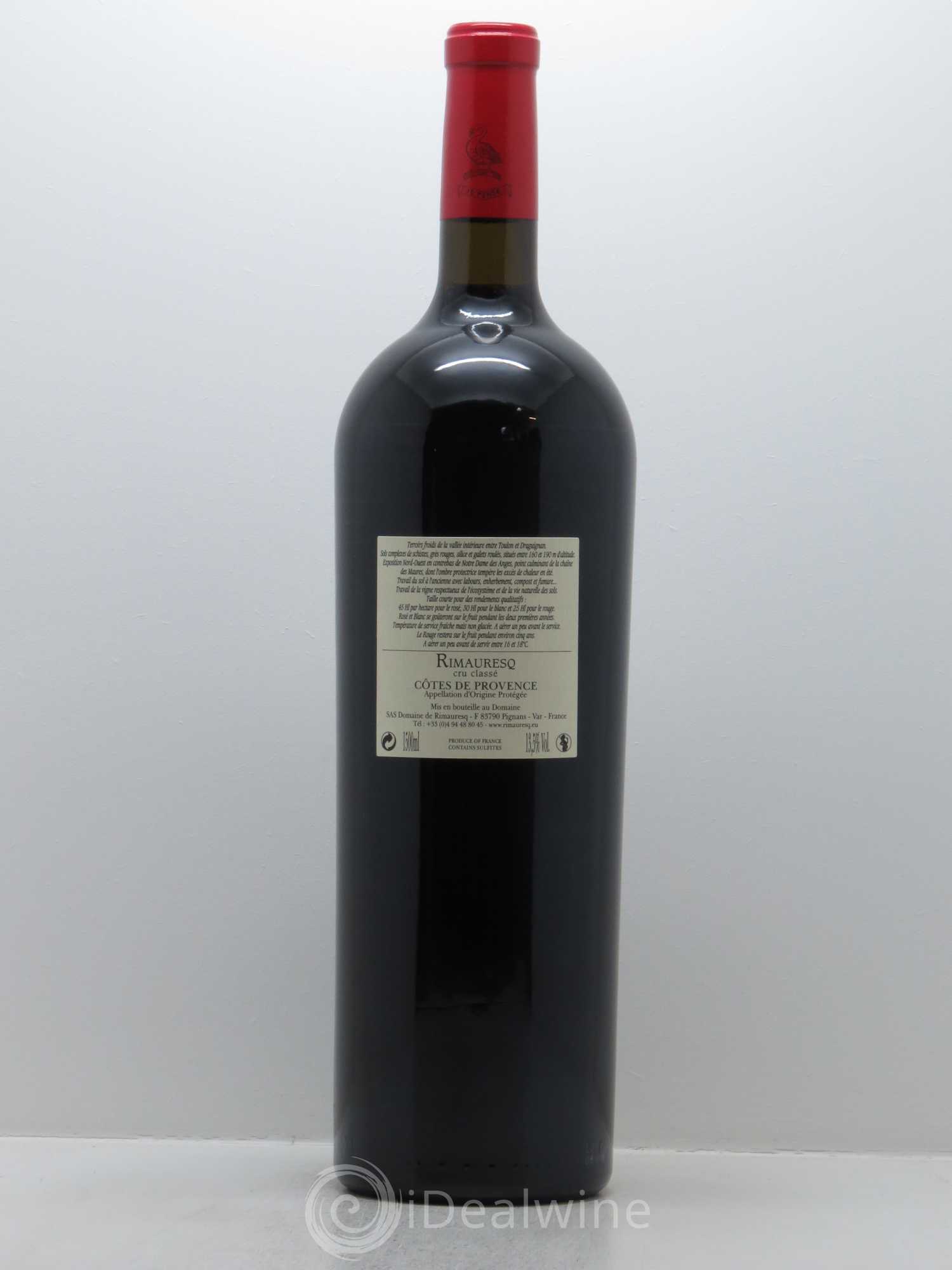Côtes de Provence Rimauresq Cru Classé Classique de Rimauresq 2015 - Lot de 1 magnum - 1