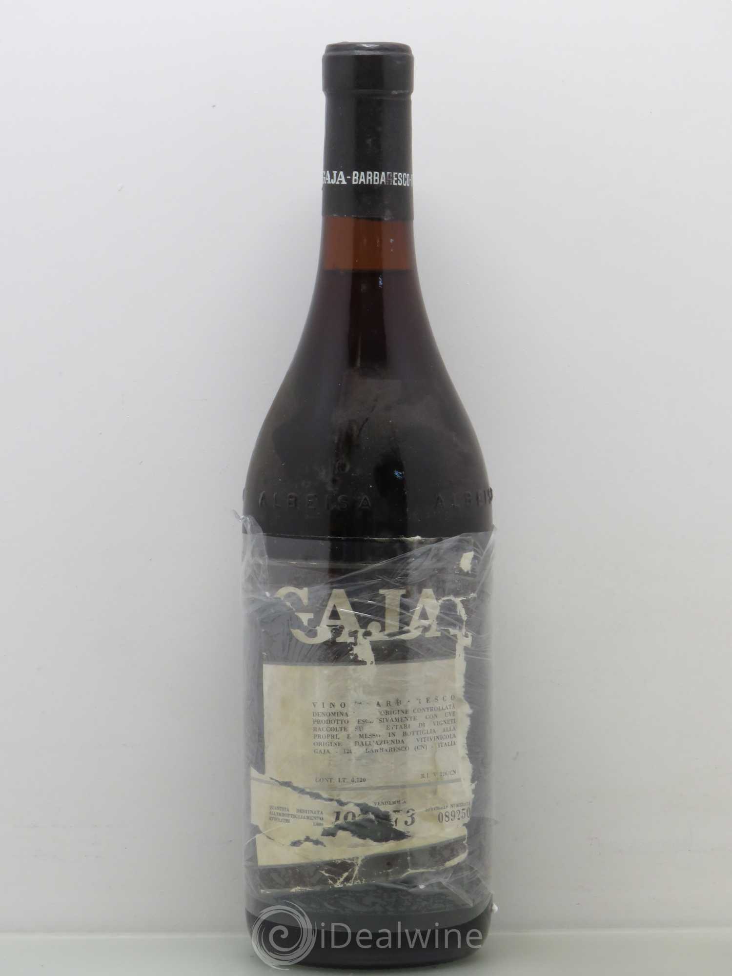 Barbaresco DOCG Angelo Gaja DOC Barbaresco 1973 - Lot de 1 bouteille - 0