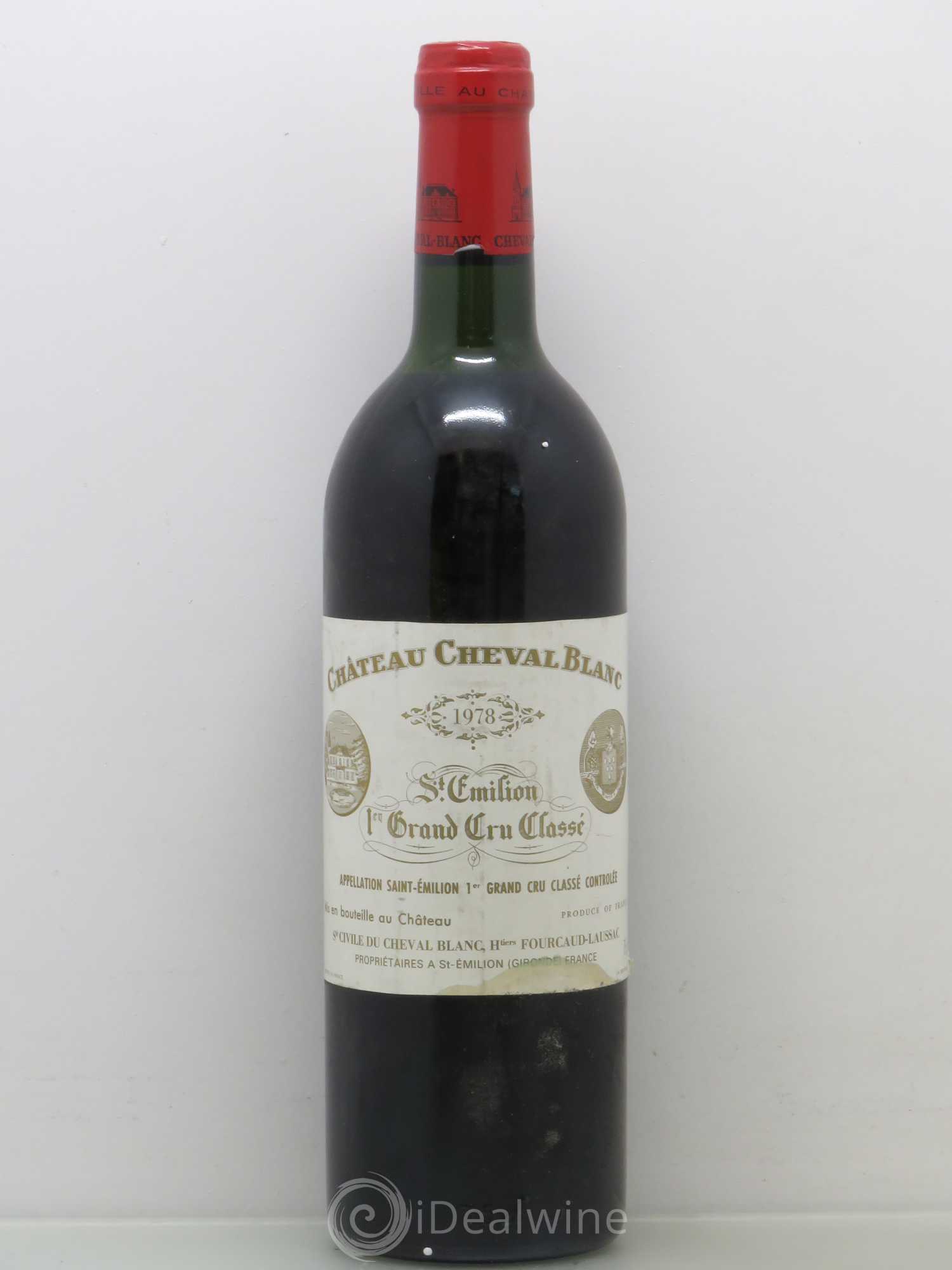 Château Cheval Blanc 1er Grand Cru Classé A 1978 - Lot de 1 bouteille - 0