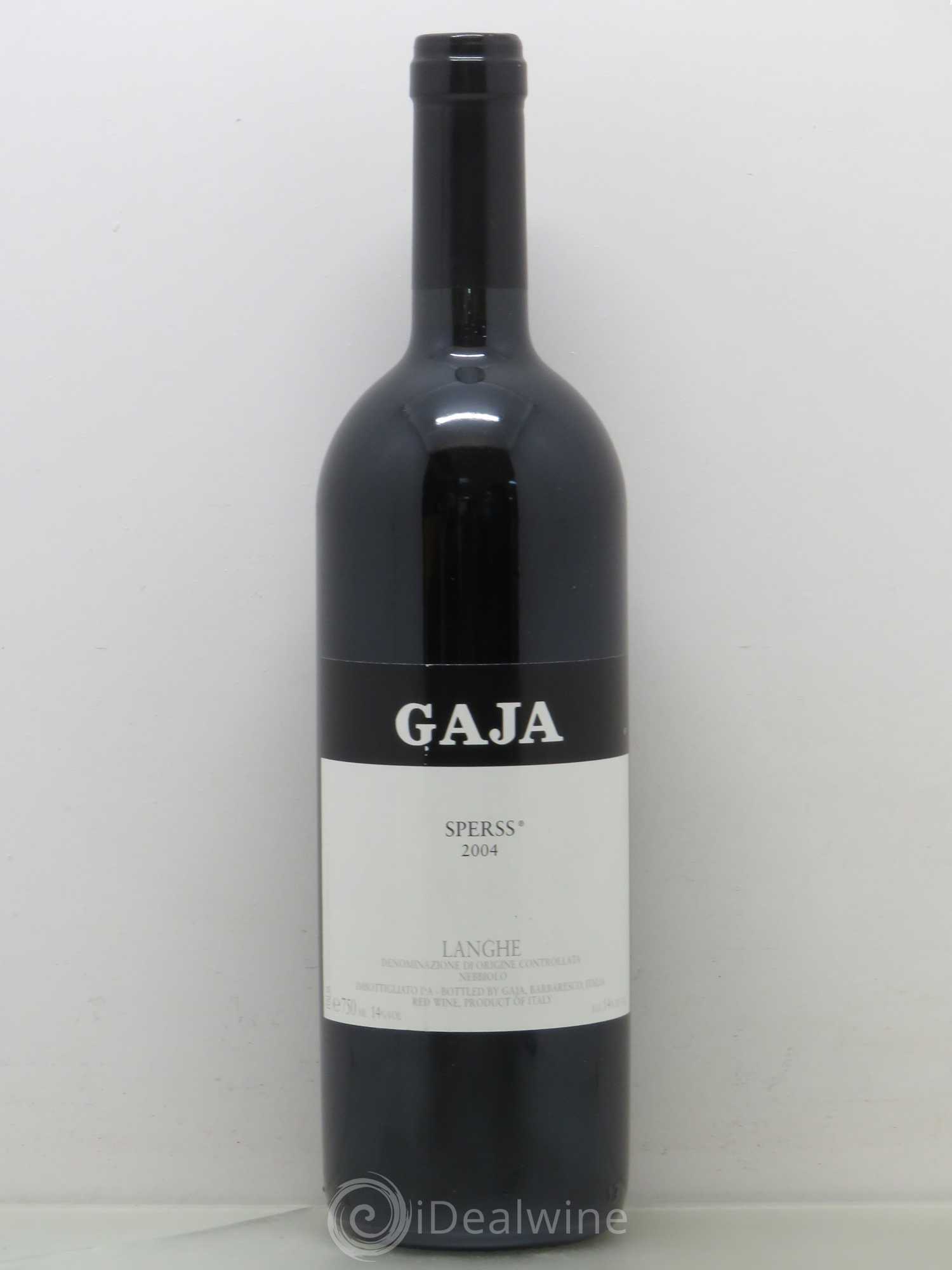 Langhe Sperss Angelo Gaja 2004 - Lot de 1 bouteille - 0