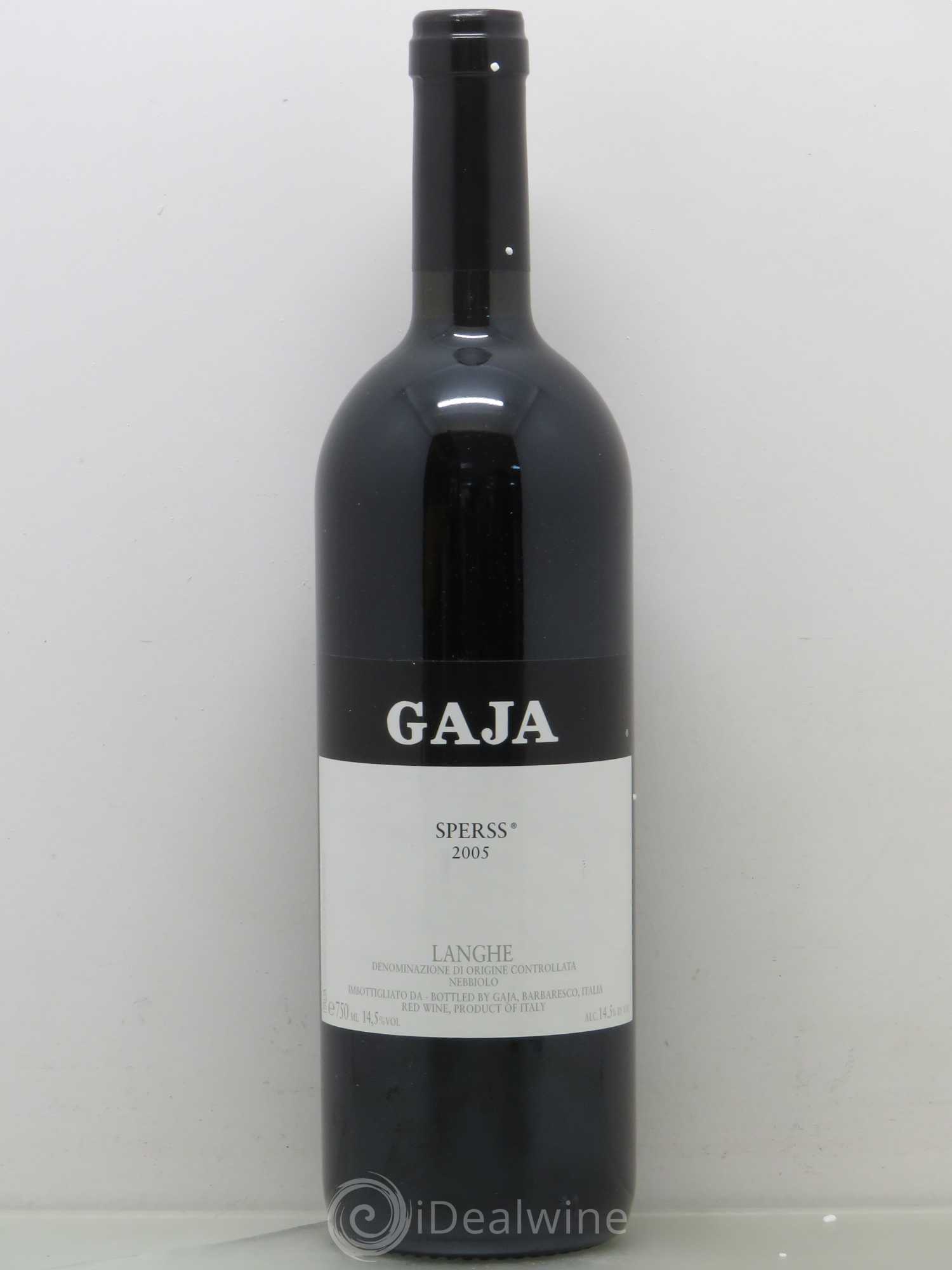Langhe Sperss Angelo Gaja 2005 - Lot de 1 bouteille - 0