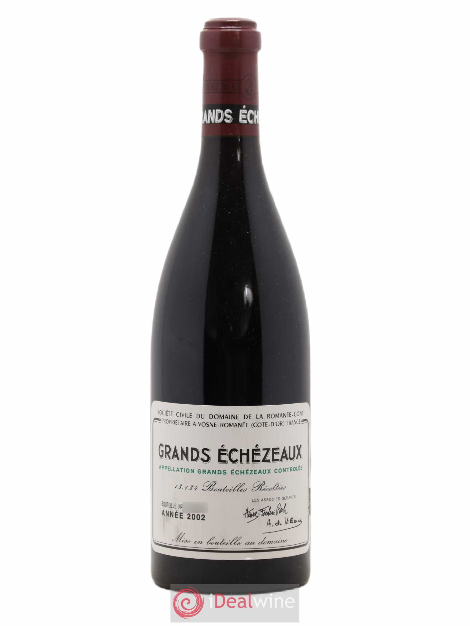 Grands-Echezeaux Grand Cru Domaine de la Romanée-Conti 2002 - Lot de 1 bouteille - 0