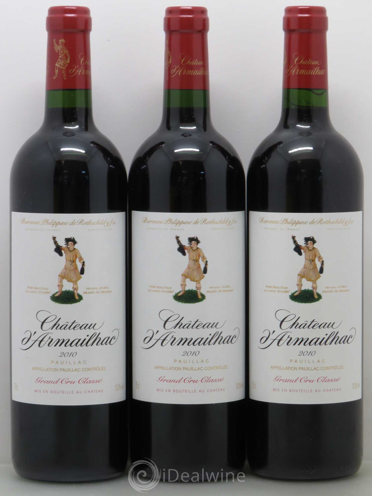 Château d' Armailhac - Mouton Baron(ne) Philippe 5ème Grand Cru Classé 2010 - Lot de 6 bouteilles - 2
