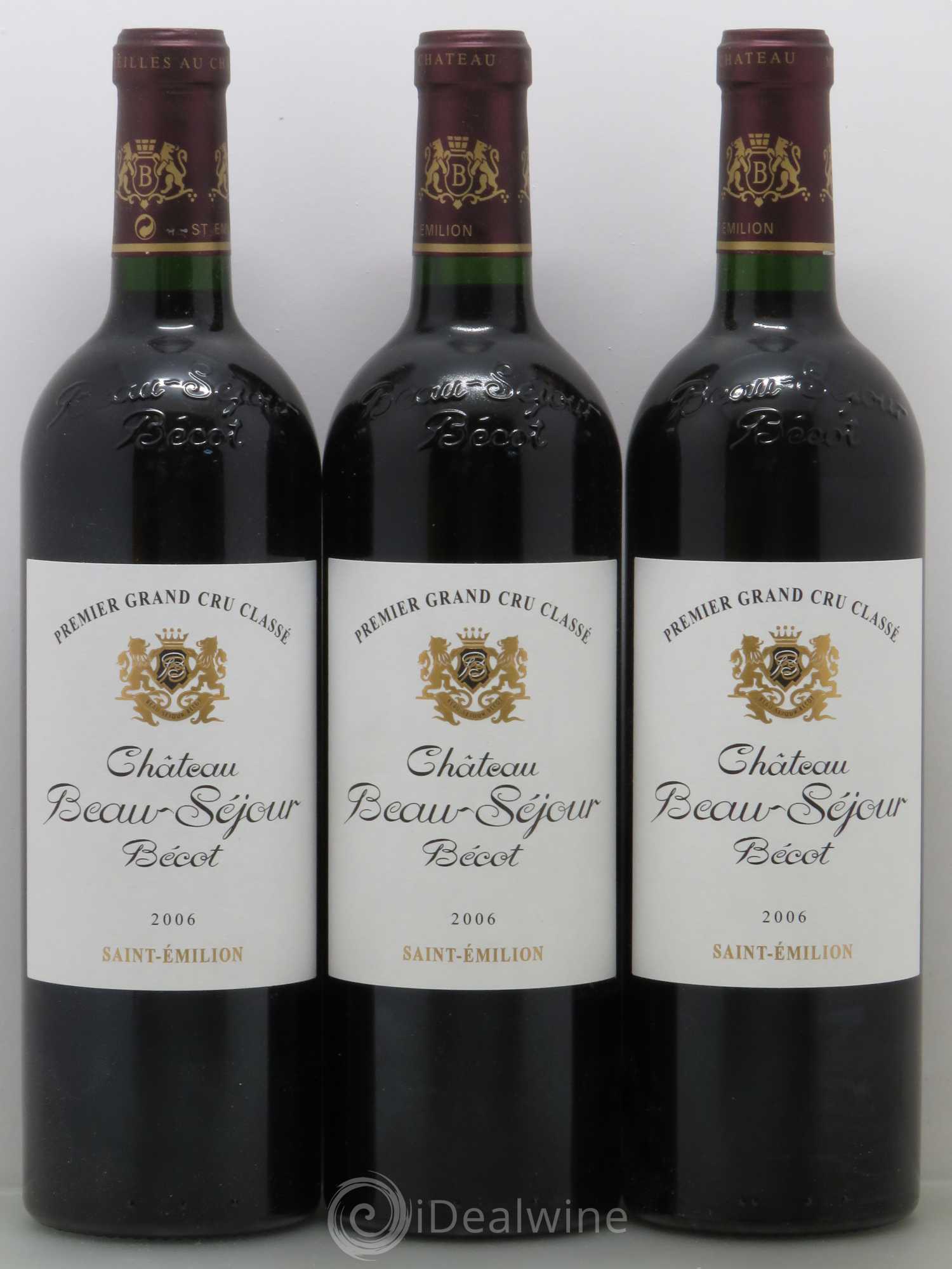Château Beau-Séjour Bécot 1er Grand Cru Classé B 2006 - Lot de 12 bouteilles - 2