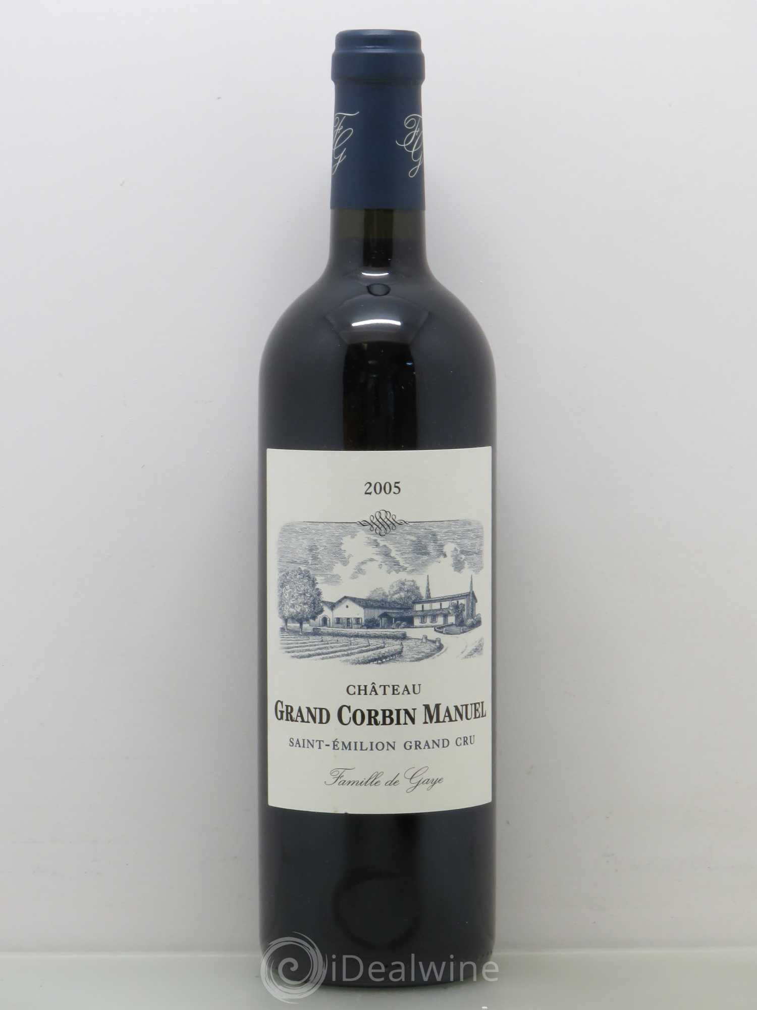 Château Grand Corbin Manuel 2005 - Lot de 1 bouteille - 0