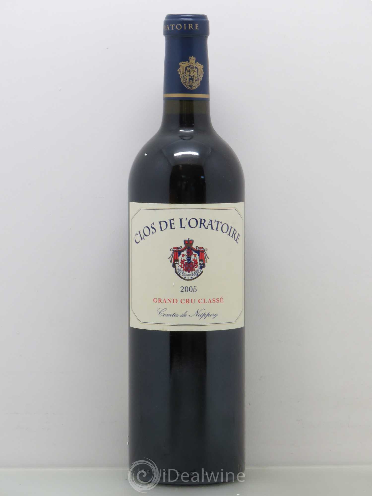 Clos de l'Oratoire Grand Cru Classé 2005 - Lot de 1 bouteille - 0