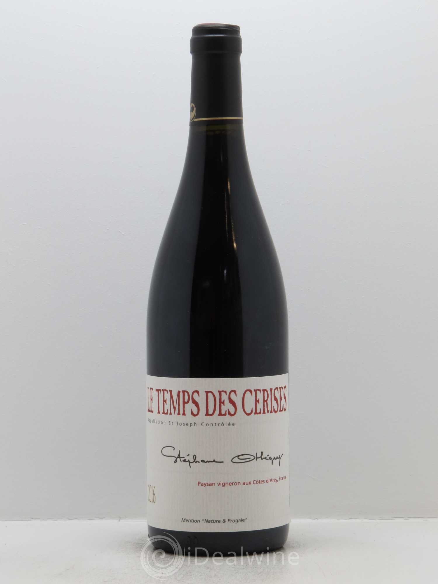 Saint-Joseph Le Temps des Cerises Stéphane Othéguy 2016 - Lot de 1 bouteille - 0
