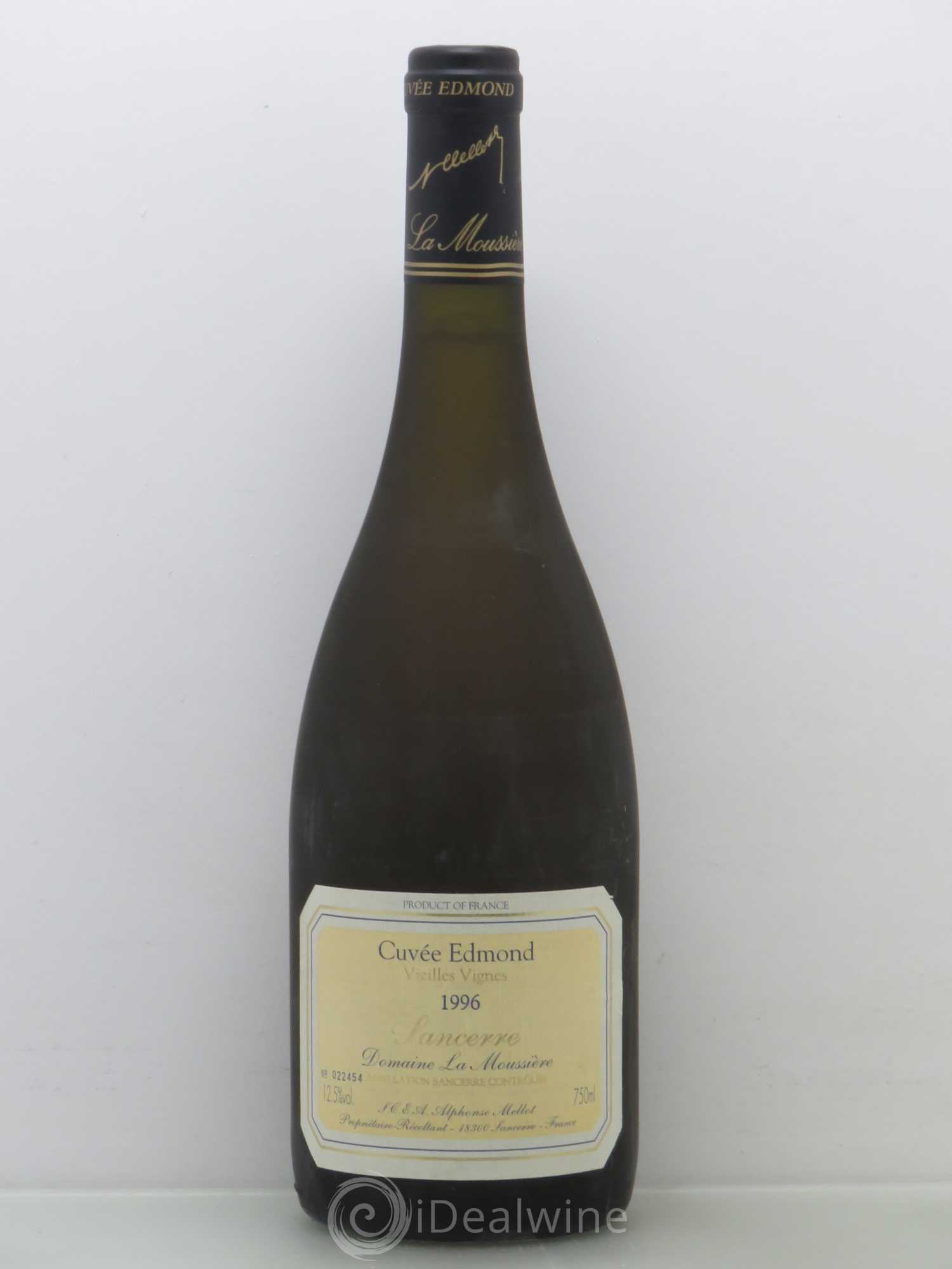 Sancerre Cuvée Edmond Alphonse Mellot 1996 - Lot de 1 bouteille - 0