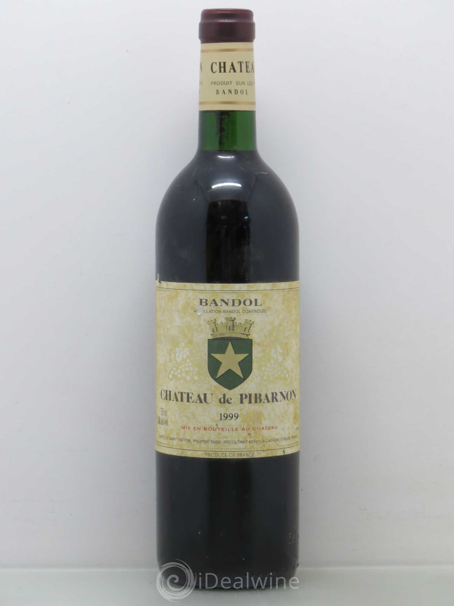 Bandol Château de Pibarnon Comte de Saint-Victor 1999 - Lot de 1 bouteille - 0