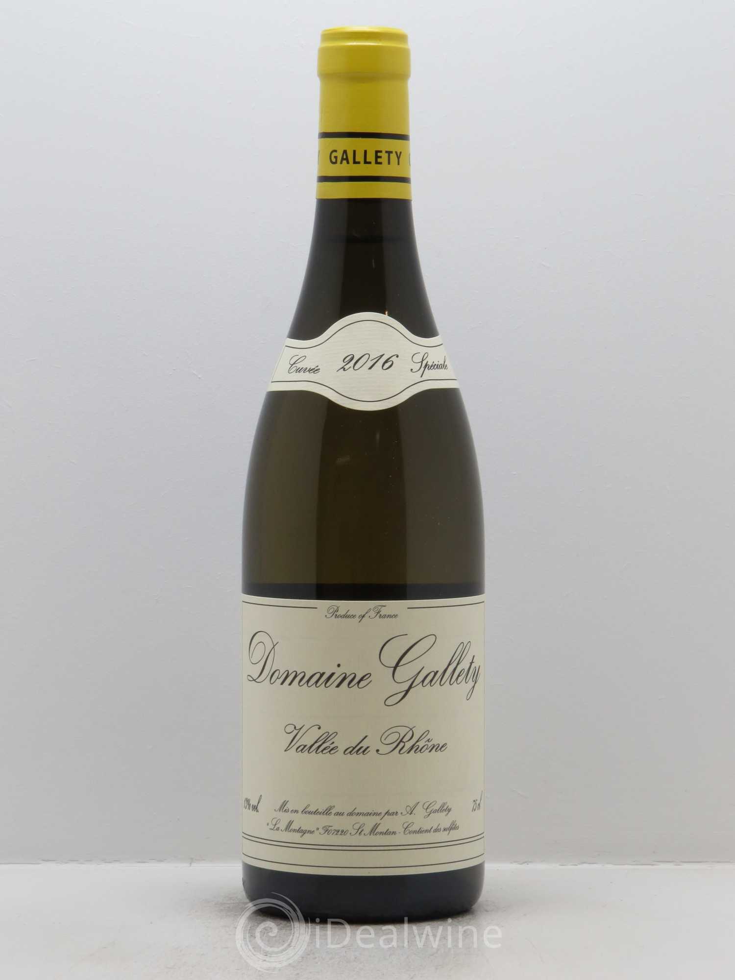 Côtes du Vivarais Blanc Gallety (Domaine) 2016 - Lot de 1 bouteille - 0