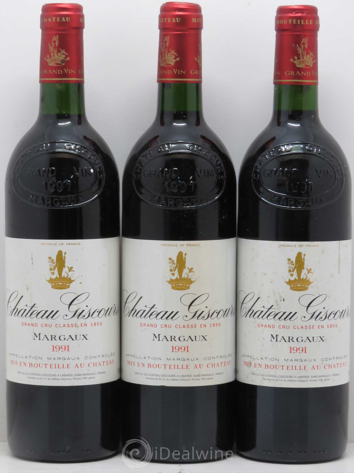 Château Giscours 3ème Grand Cru Classé 1991 - Lot de 6 bouteilles - 1
