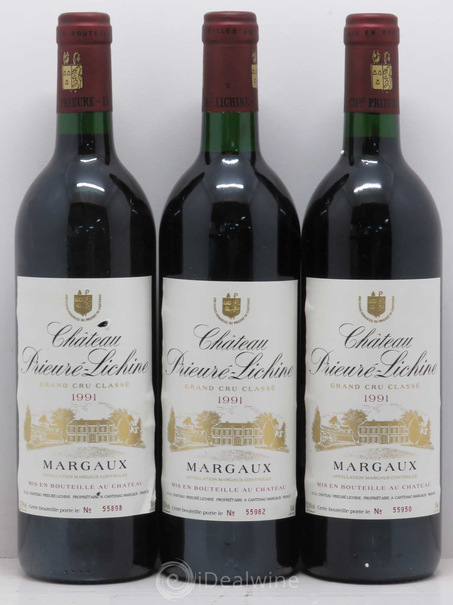 Château Prieuré Lichine 4ème Grand Cru Classé 1991 - Lot de 12 bouteilles - 2