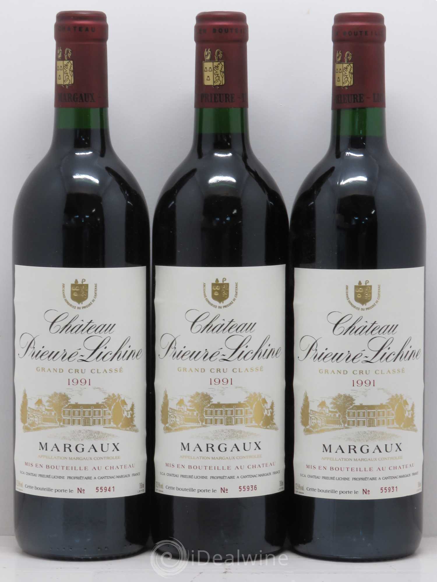 Château Prieuré Lichine 4ème Grand Cru Classé 1991 - Lot de 12 bouteilles - 3