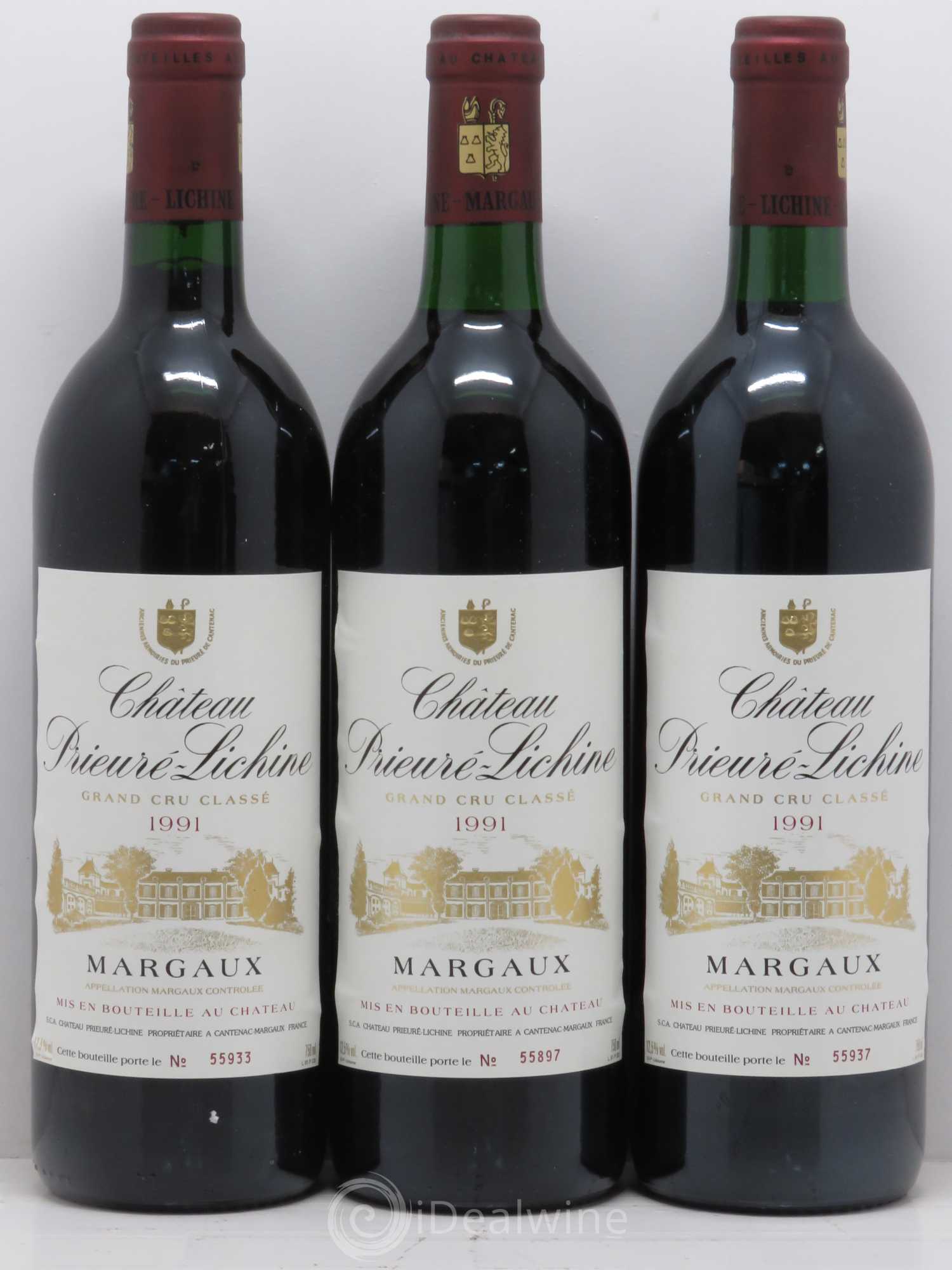 Château Prieuré Lichine 4ème Grand Cru Classé 1991 - Lot de 12 bouteilles - 4