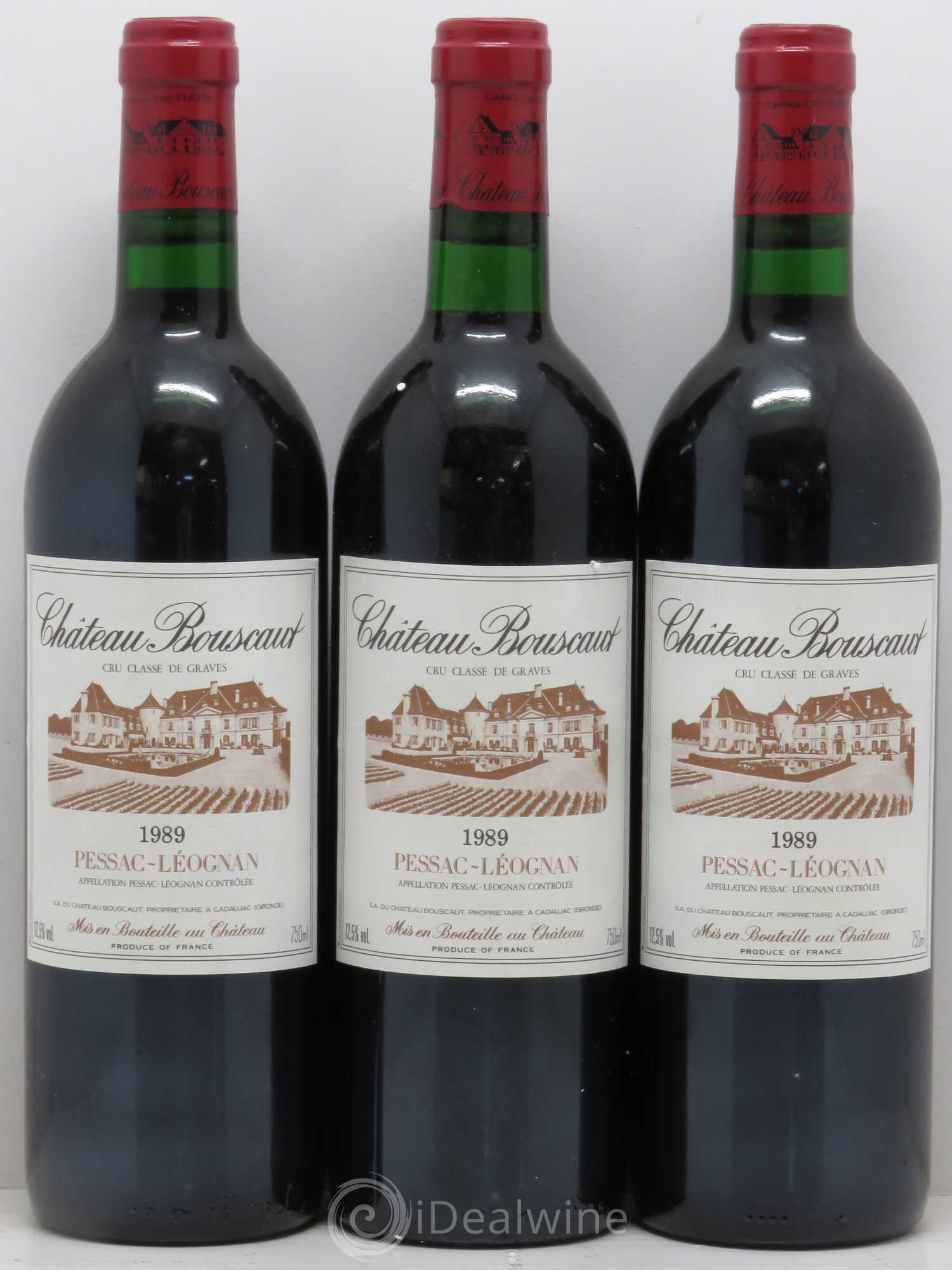 Château Bouscaut Cru Classé de Graves 1989 - Lot de 6 bouteilles - 2