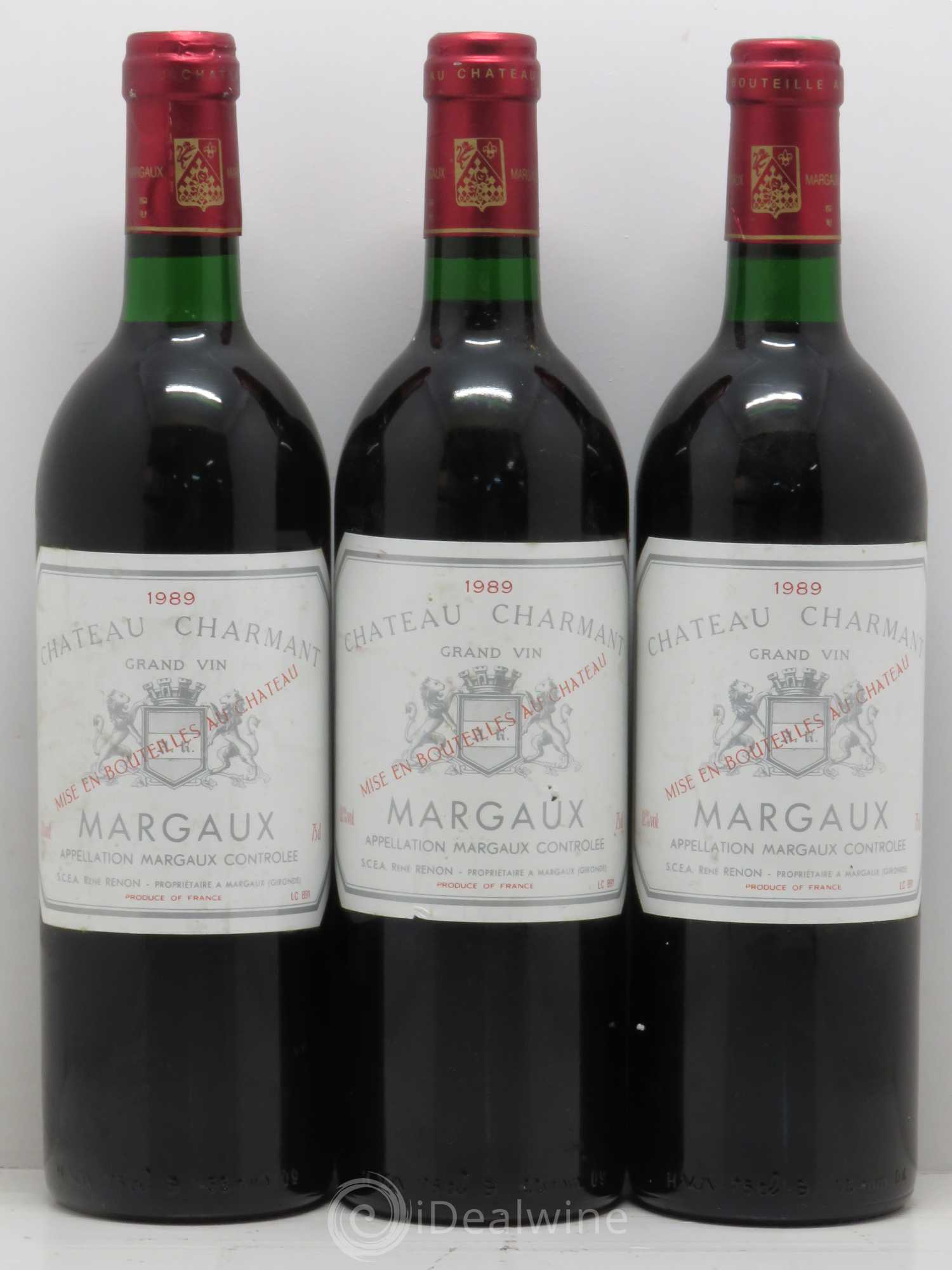 Bordeaux Château Charmant 1989 - Posten von 3 Flaschen - 0