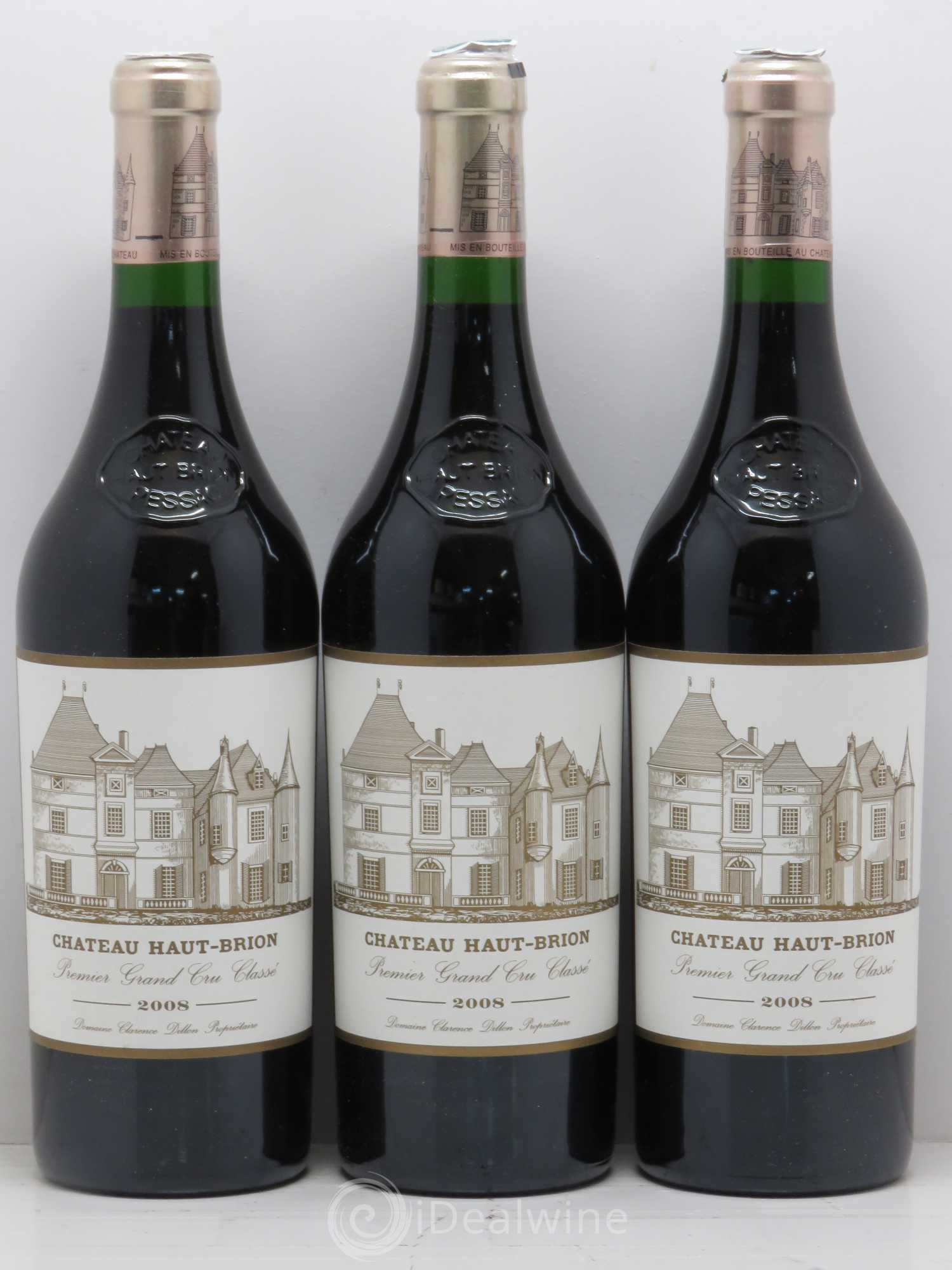Château Haut Brion 1er Grand Cru Classé 2008 - Lot de 6 bouteilles - 1